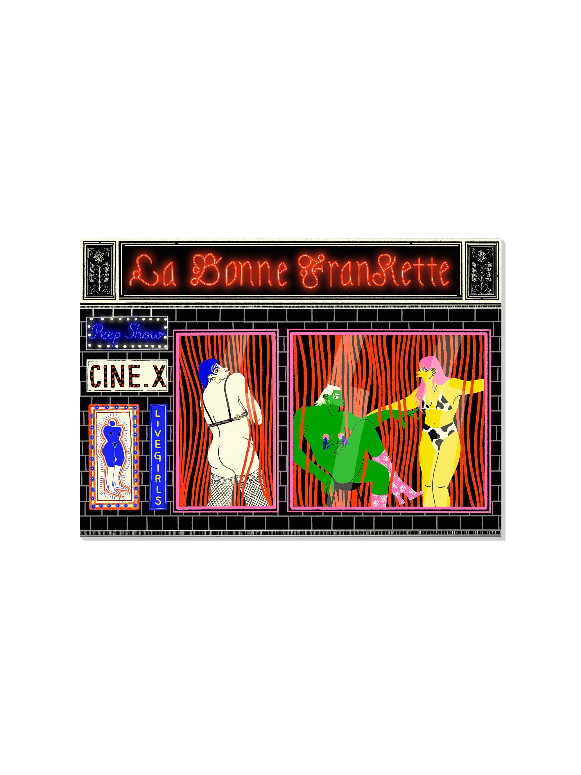 La Bonne Frankette - Petrouchkaka - Unframed |frame=Unframed|
