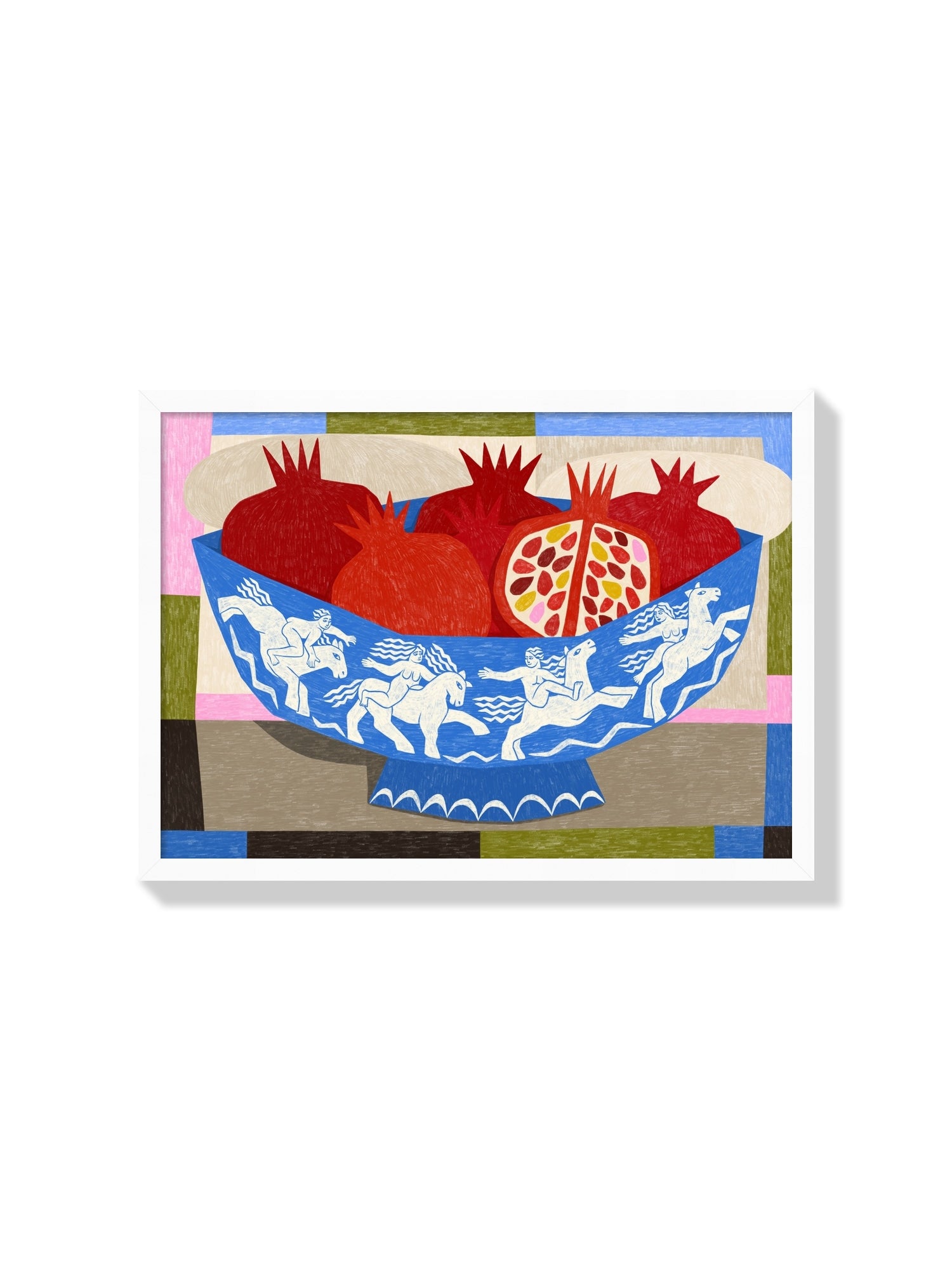 "Melagrane A0" fine art print by Manne Jalilian displayed in a white frame |frame=White Frame|