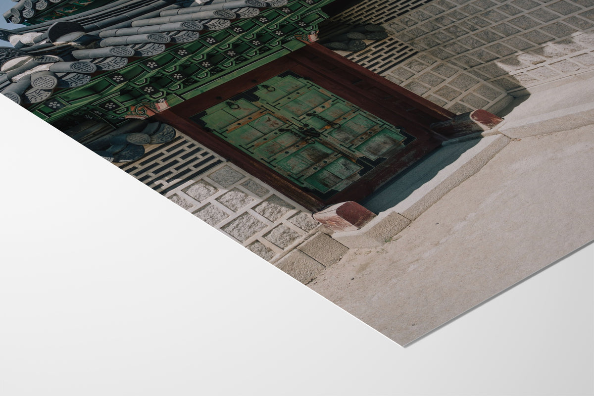Korean Temple Door - Jonny Gleason - Fine Art Paper 200gsm |type=paper|