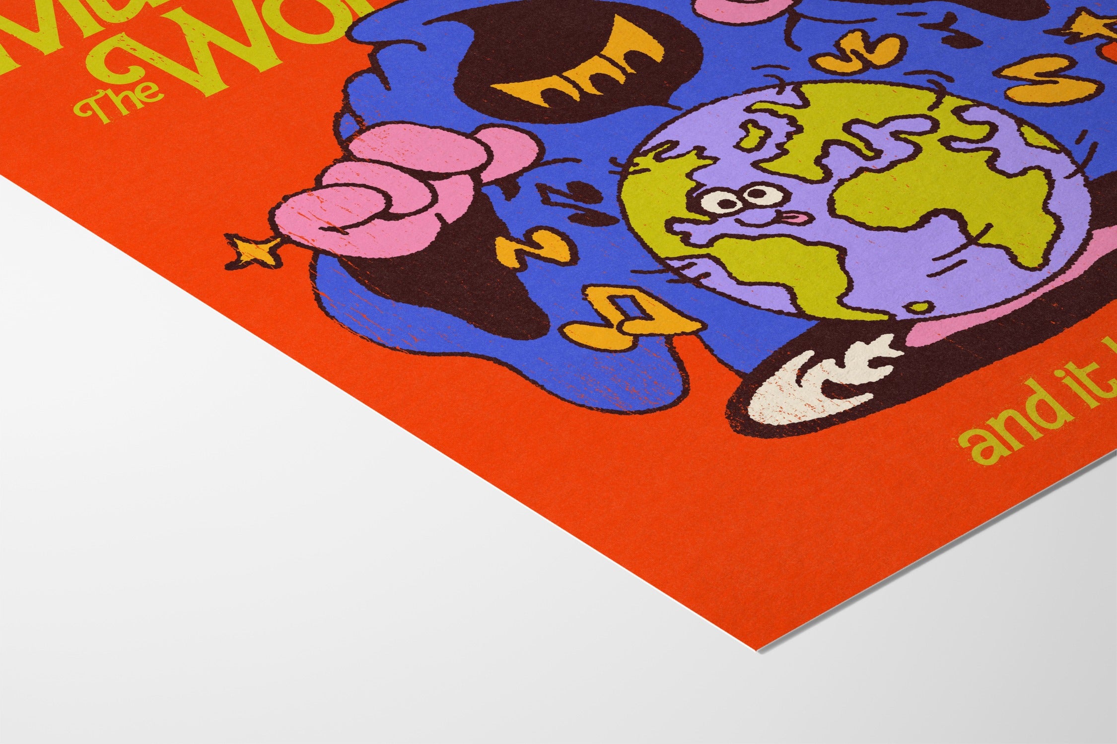 Music Makes The World Spin - My Sunbeam - Fine Art Paper 200gsm |type=paper|
