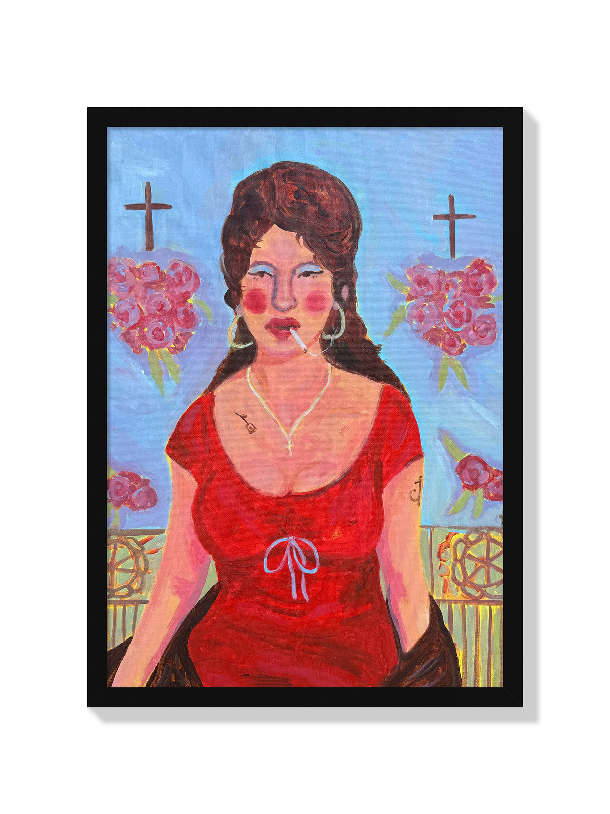 The Bigger The Hair The Closer To Jesus - Scared of Moths - Black Frame |frame=Black Frame|
