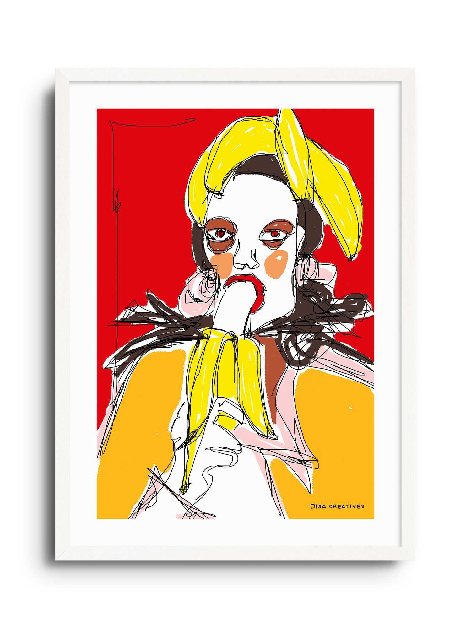 Banana Buffet - Disa Creatives - East Side Studio - Art Prints