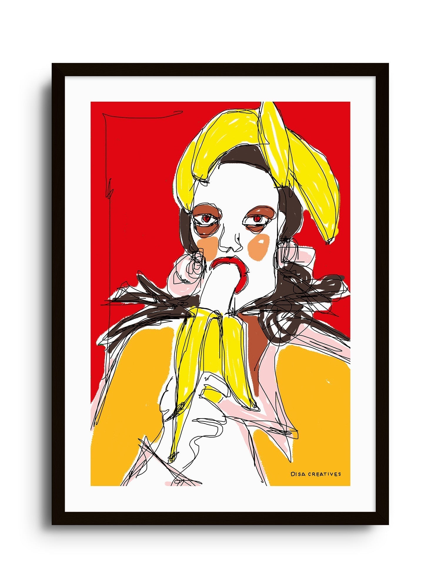 Banana Buffet - Disa Creatives - East Side Studio - Art Prints