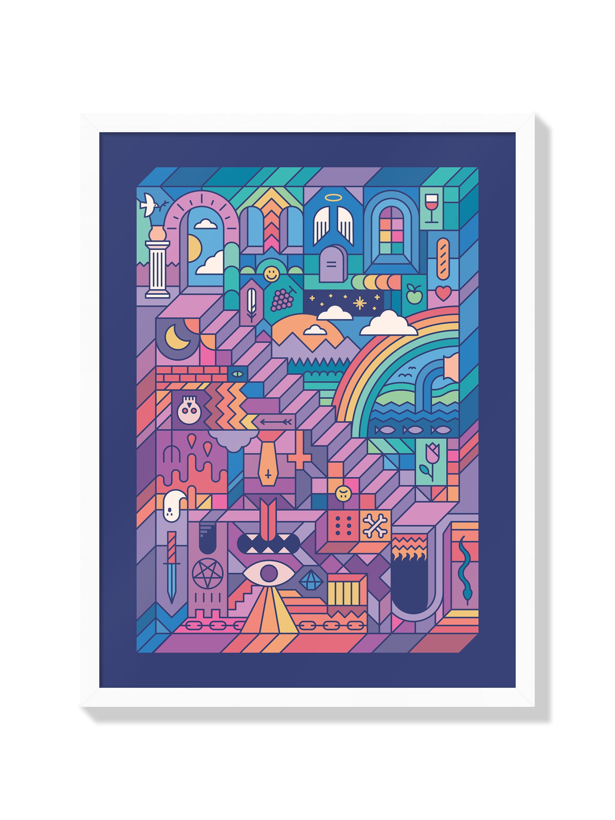 Watch Your Step - Rick Crane - White Frame |frame=White Frame|