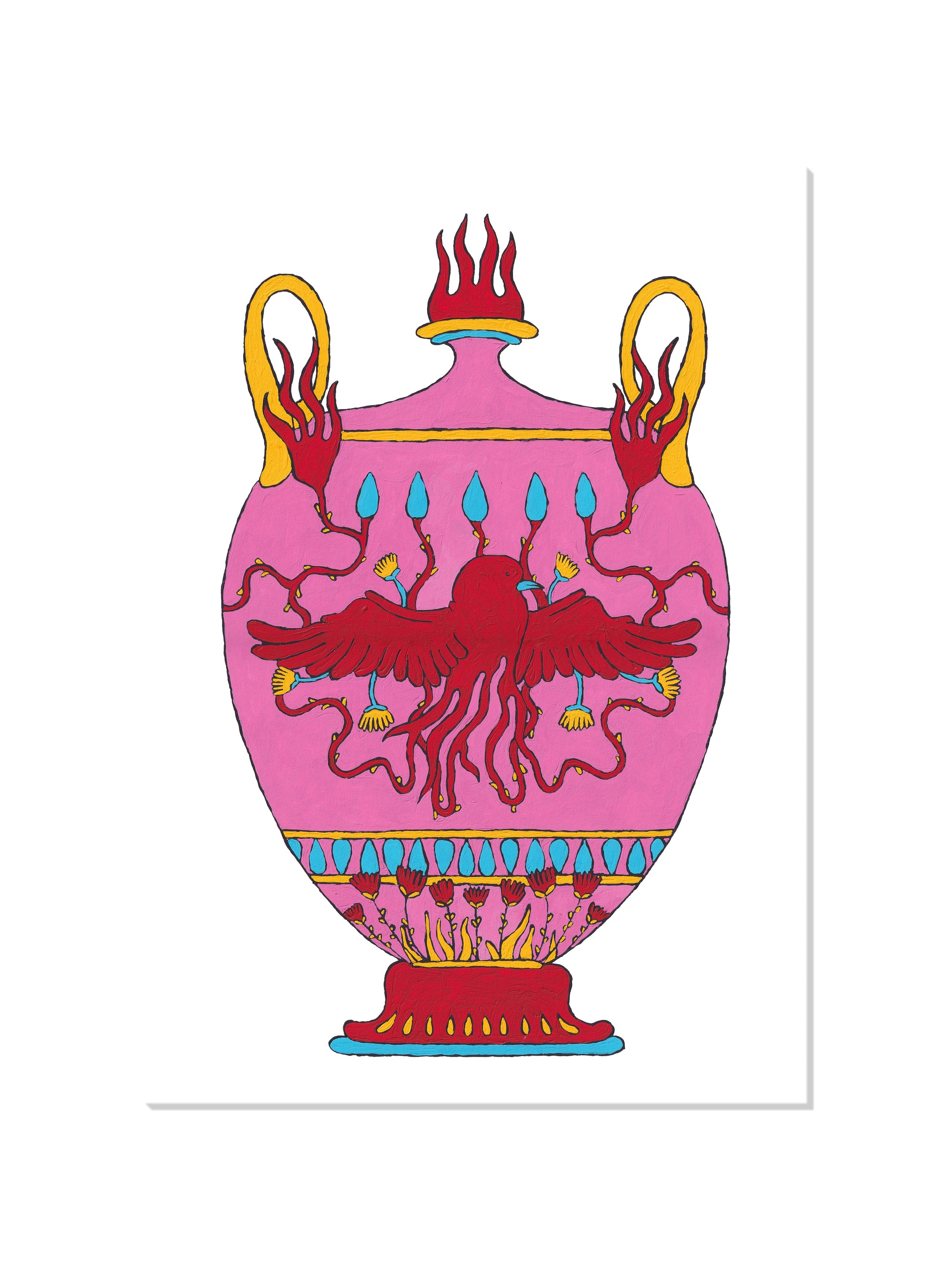 Rising in Flames - Maria Barrera - Unframed |frame=Unframed|