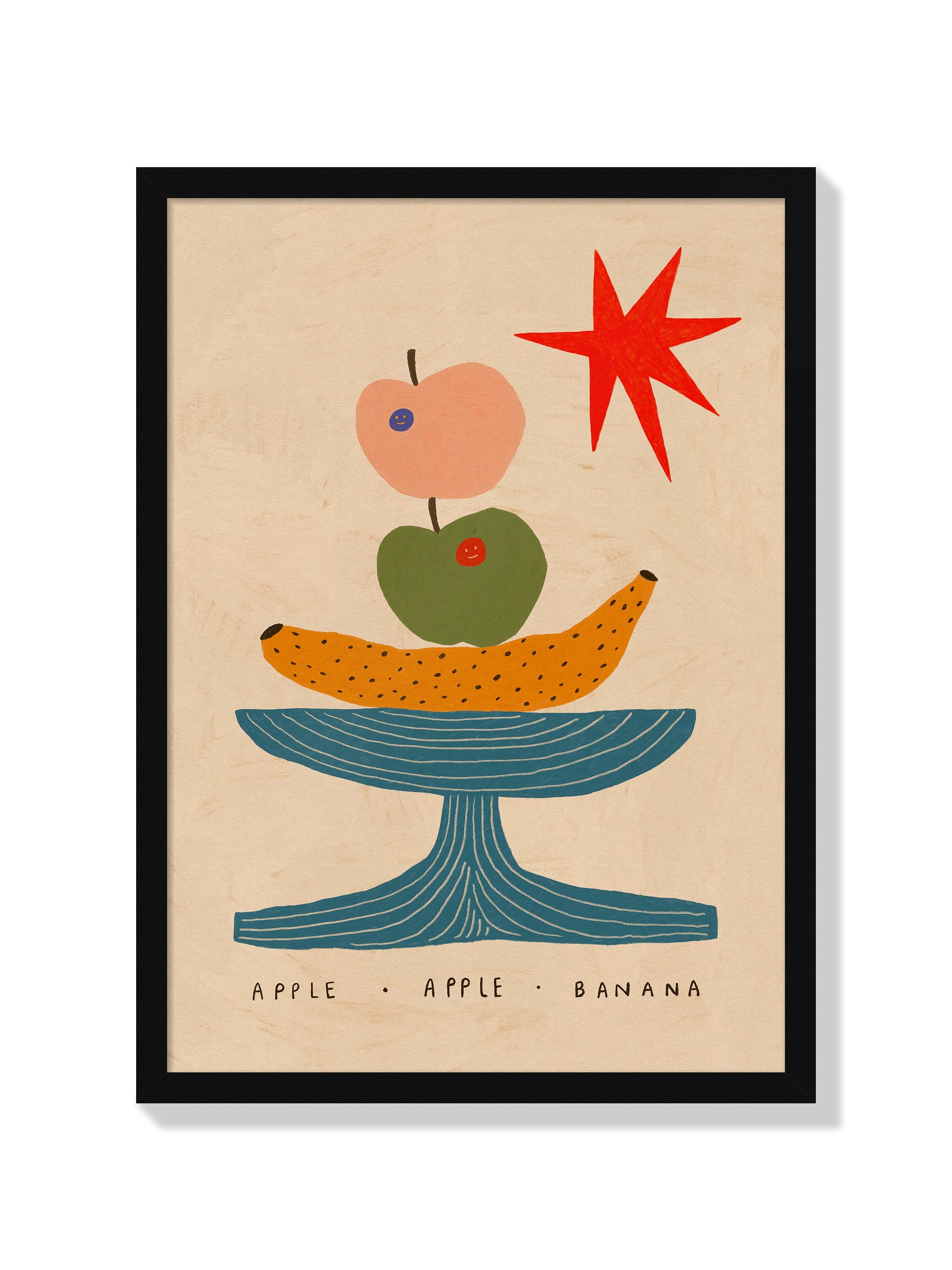 Apple Apple Banana - Sophie Deller - Black Frame |frame=Black Frame|