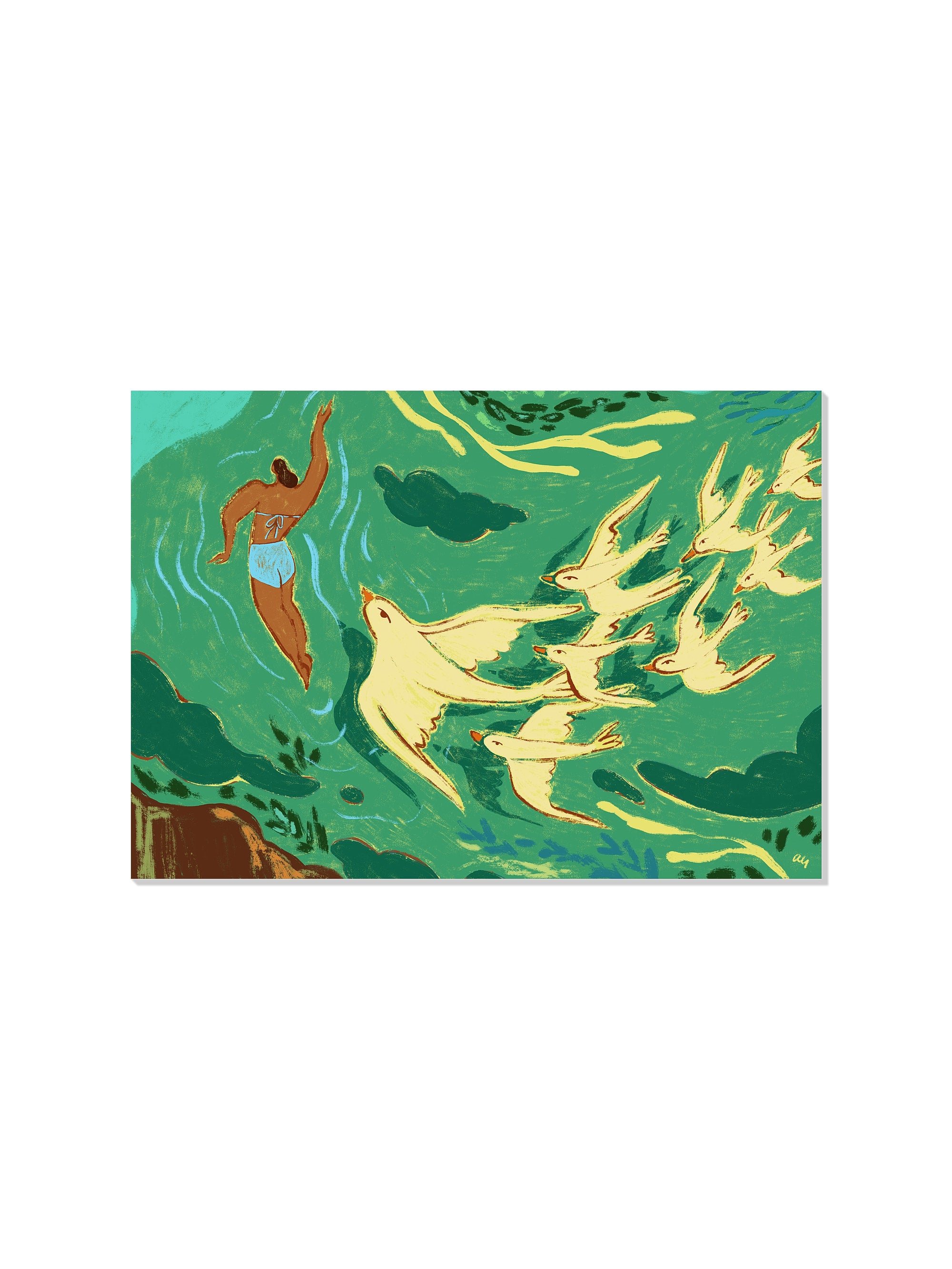 Swept Away - Arty Guava - Unframed |frame=Unframed|