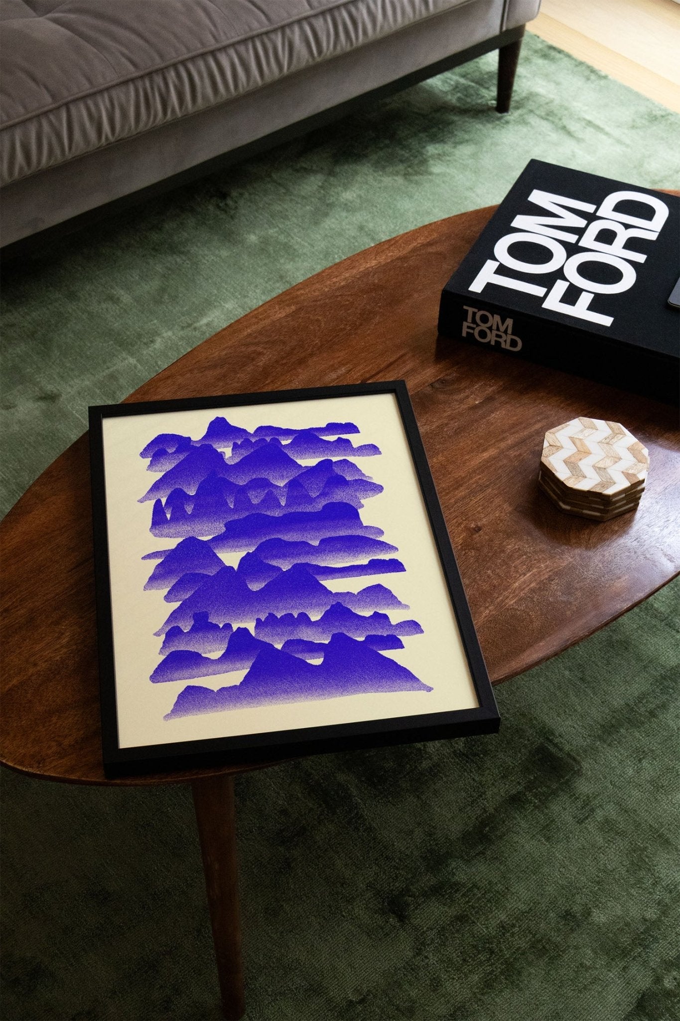 Blue Mountains - Fergus Hannant - East Side Studio - Art Prints