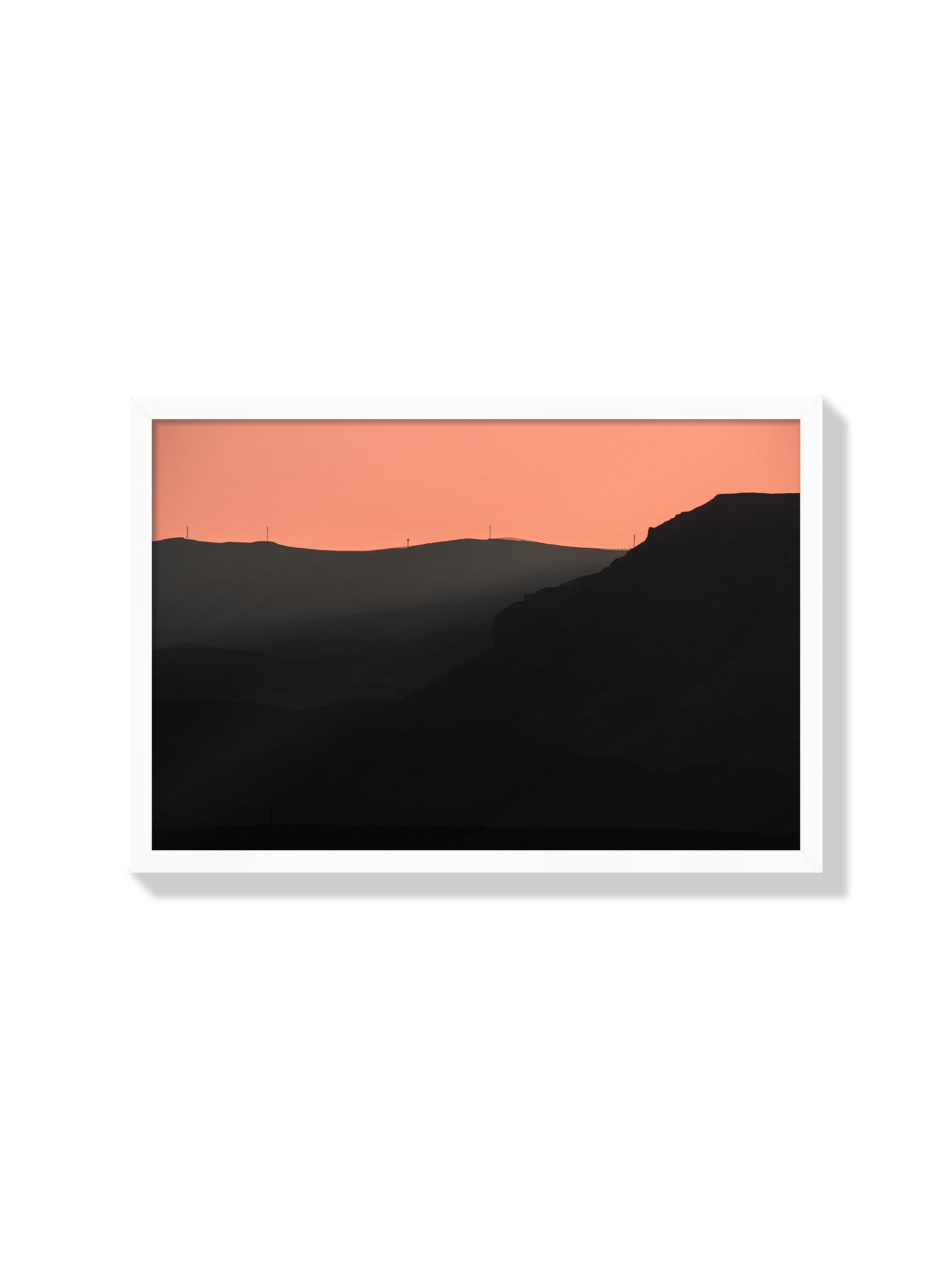 Mountains of Eilat #4 - Tal Paz-Fridman - White Frame |frame=White Frame|