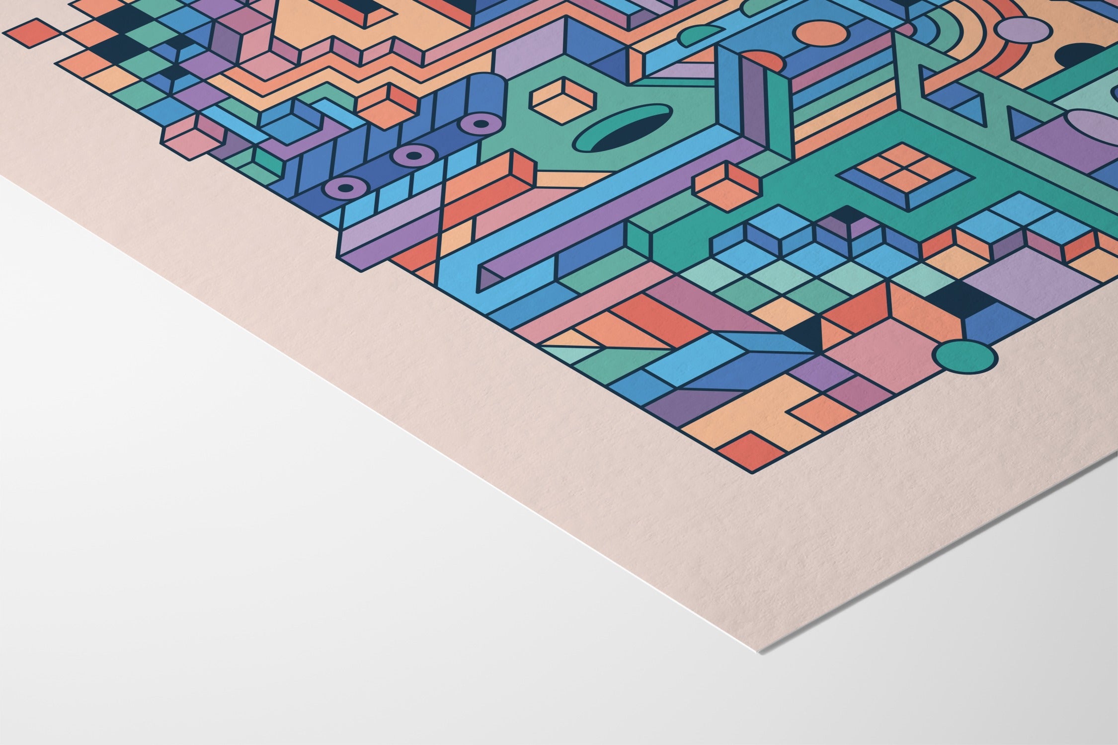 Mental Block 02 - Rick Crane - Fine Art Paper 200gsm |type=lifestyle|