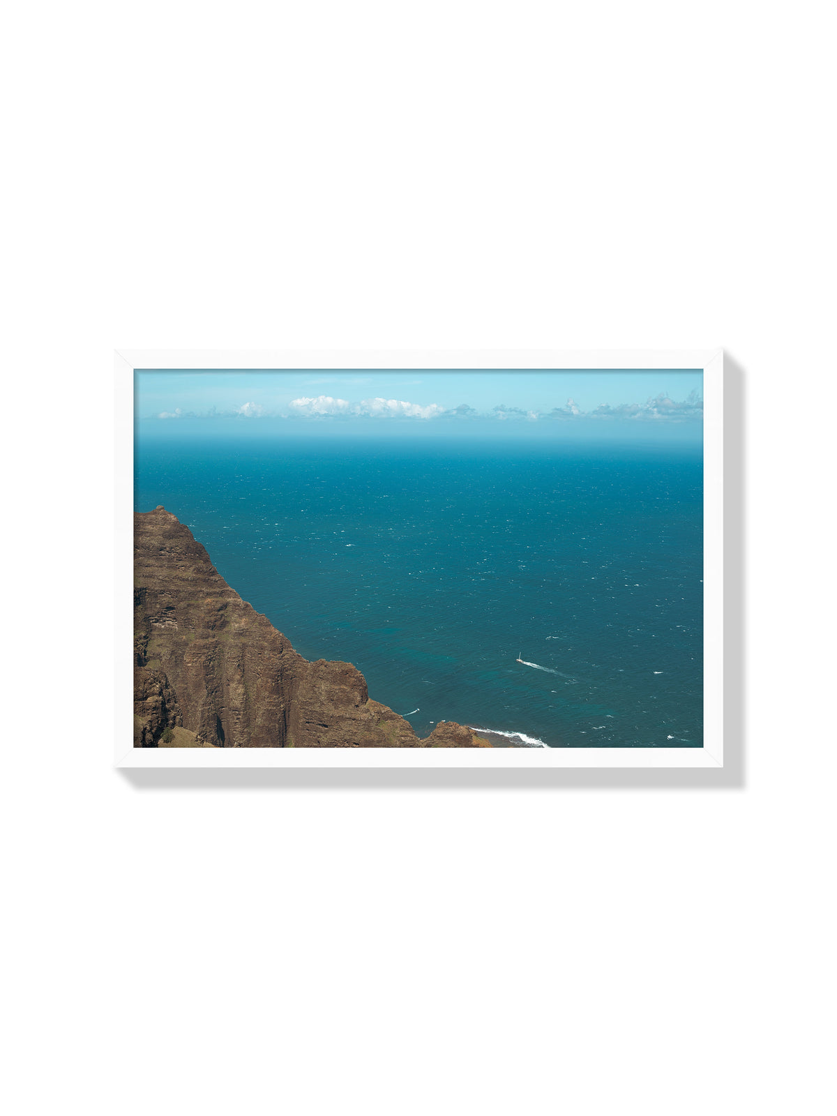 Where The Ocean Meets The Sky - Christina Bedetta Willett - White Frame |frame=White Frame|