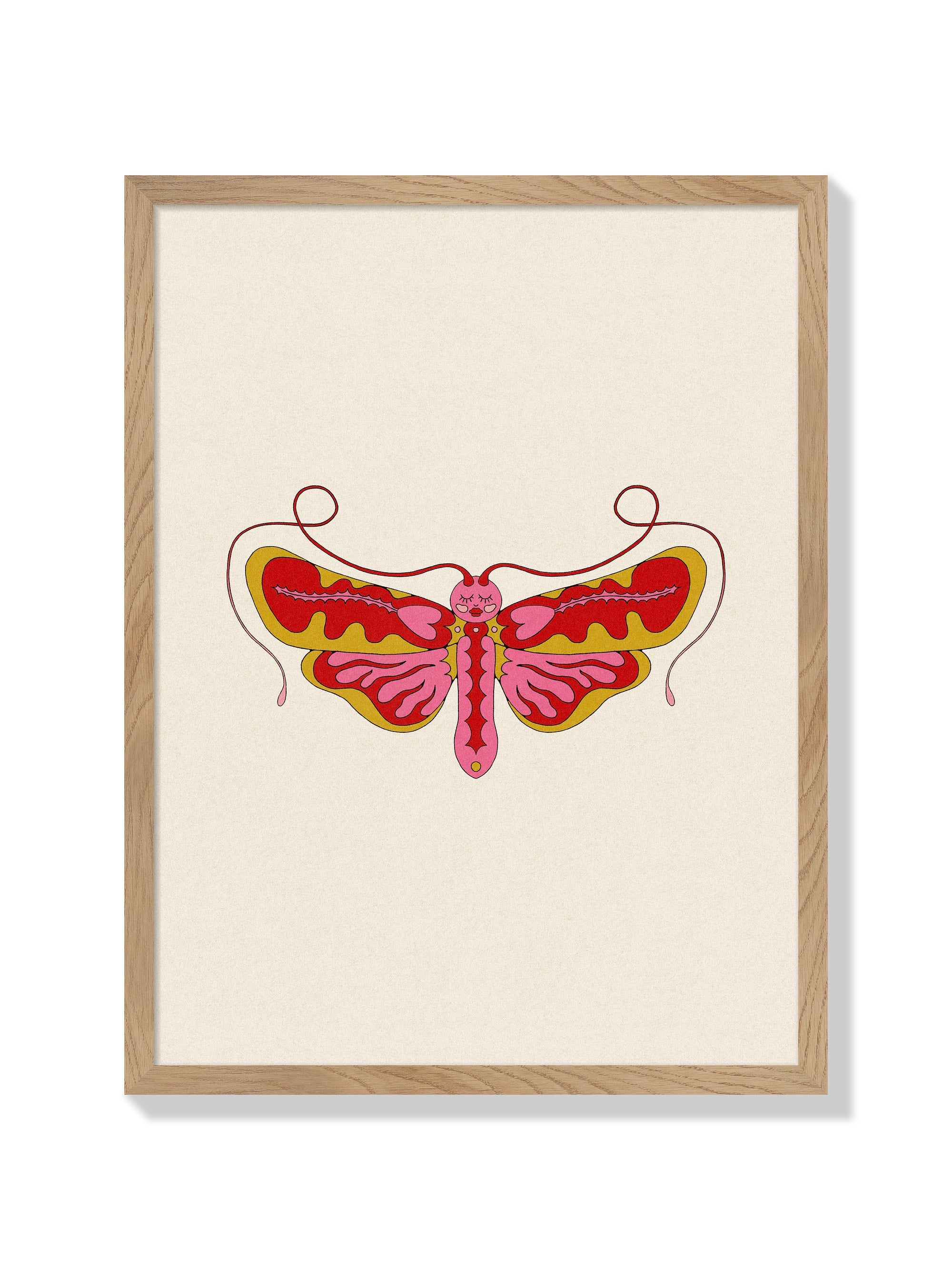 ZYGAENA FAUSTA - Maria Barrera - Natural Frame |frame=Natural Frame|
