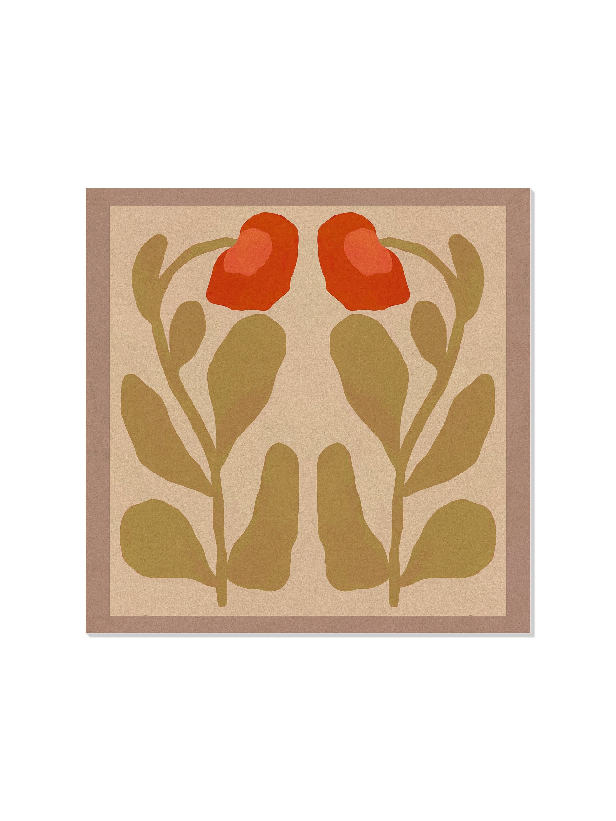 Two Poppies - Sophie Deller  - Unframed |frame=Unframed|