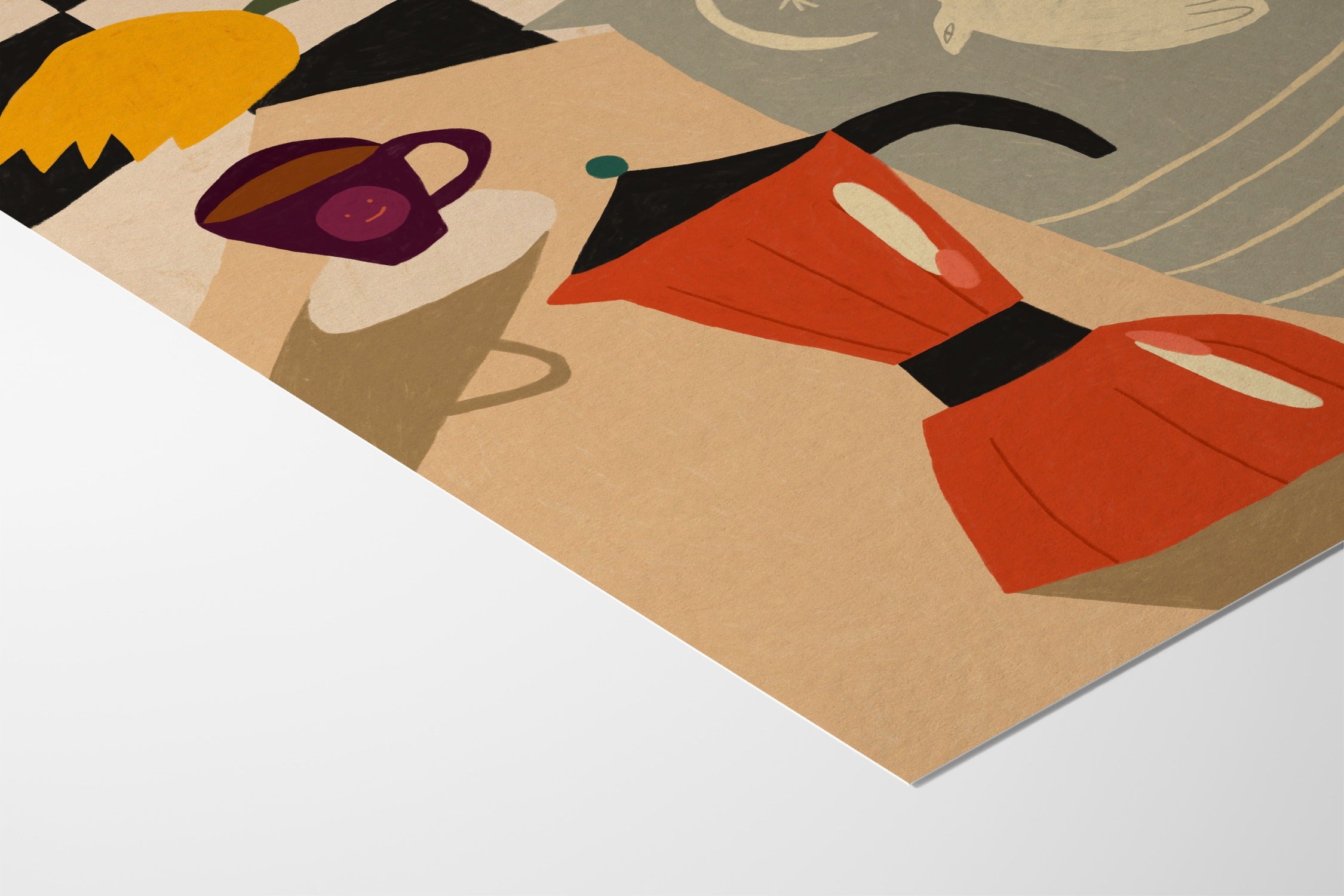Table Scene - Sophie Deller  - Fine Art Paper 200gsm |type=paper|