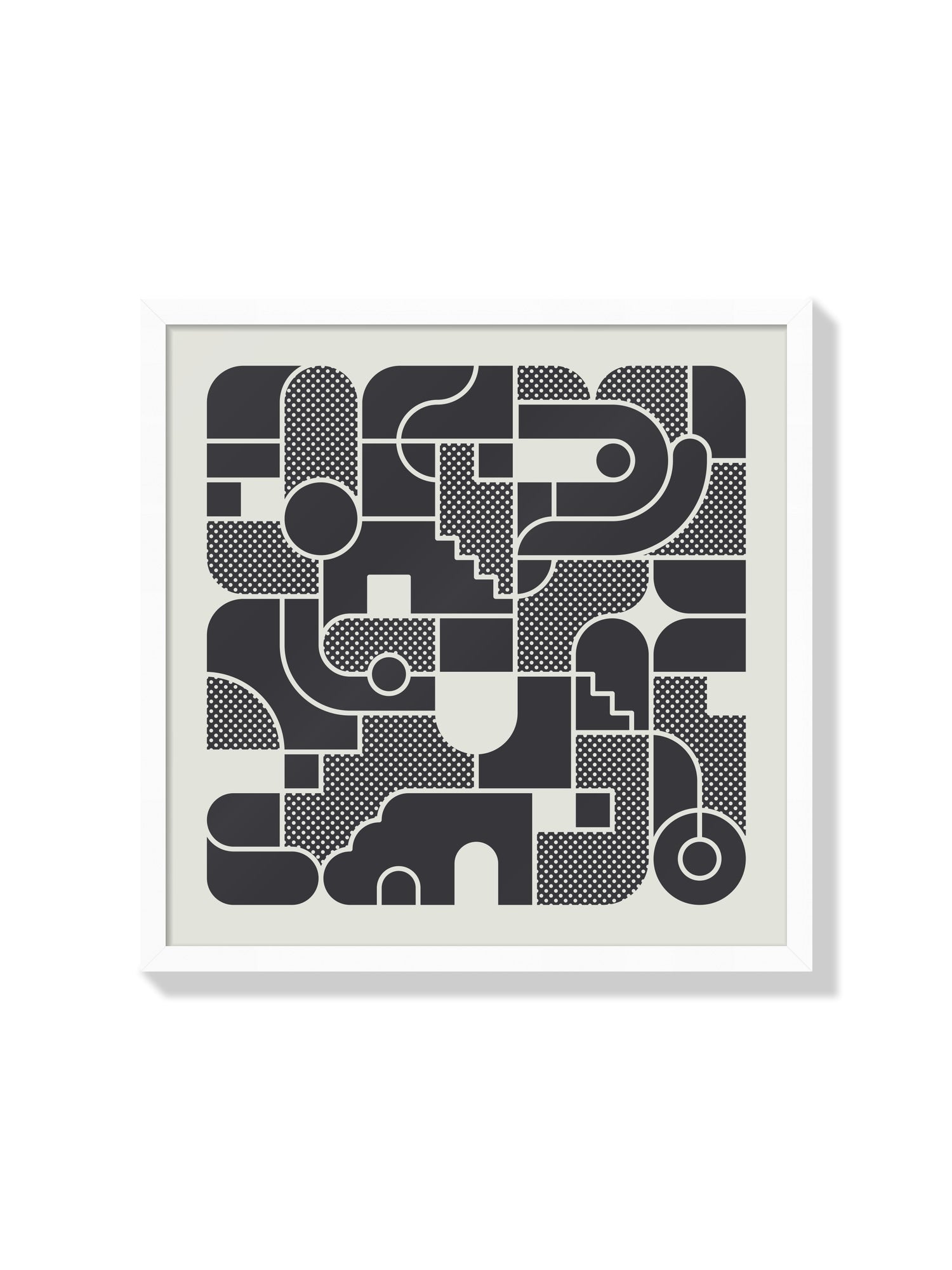 Fine art print "Monobloc" by Rick Crane in white frame. |frame=White Frame|