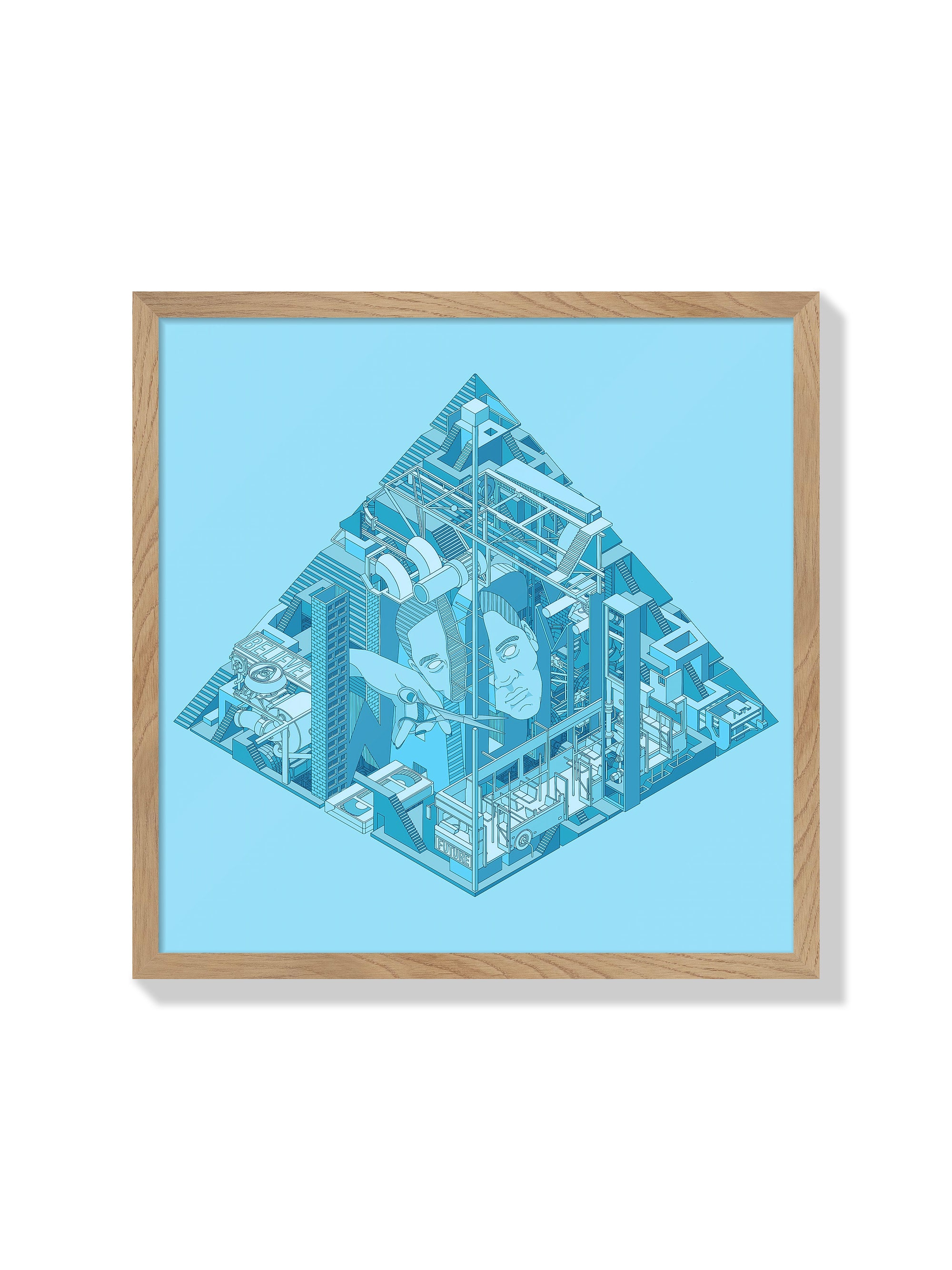 Emotionally Unstable Pyramid - Iván Casís Jr. - Natural Frame |frame=Natural Frame|