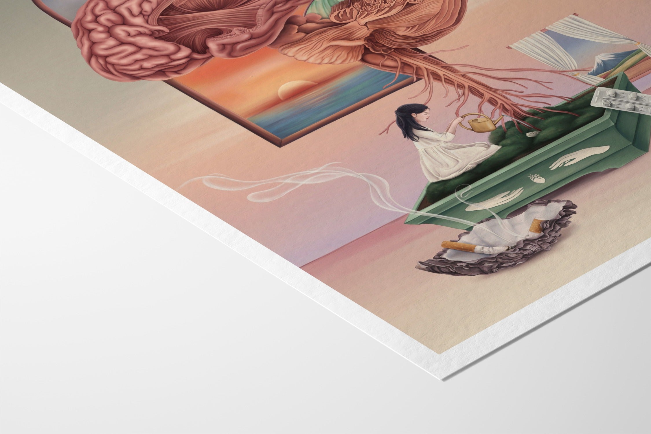 Little Growth Little Self Sabotage - Chloe Shao - Fine Art Paper 200gsm |type=paper|
