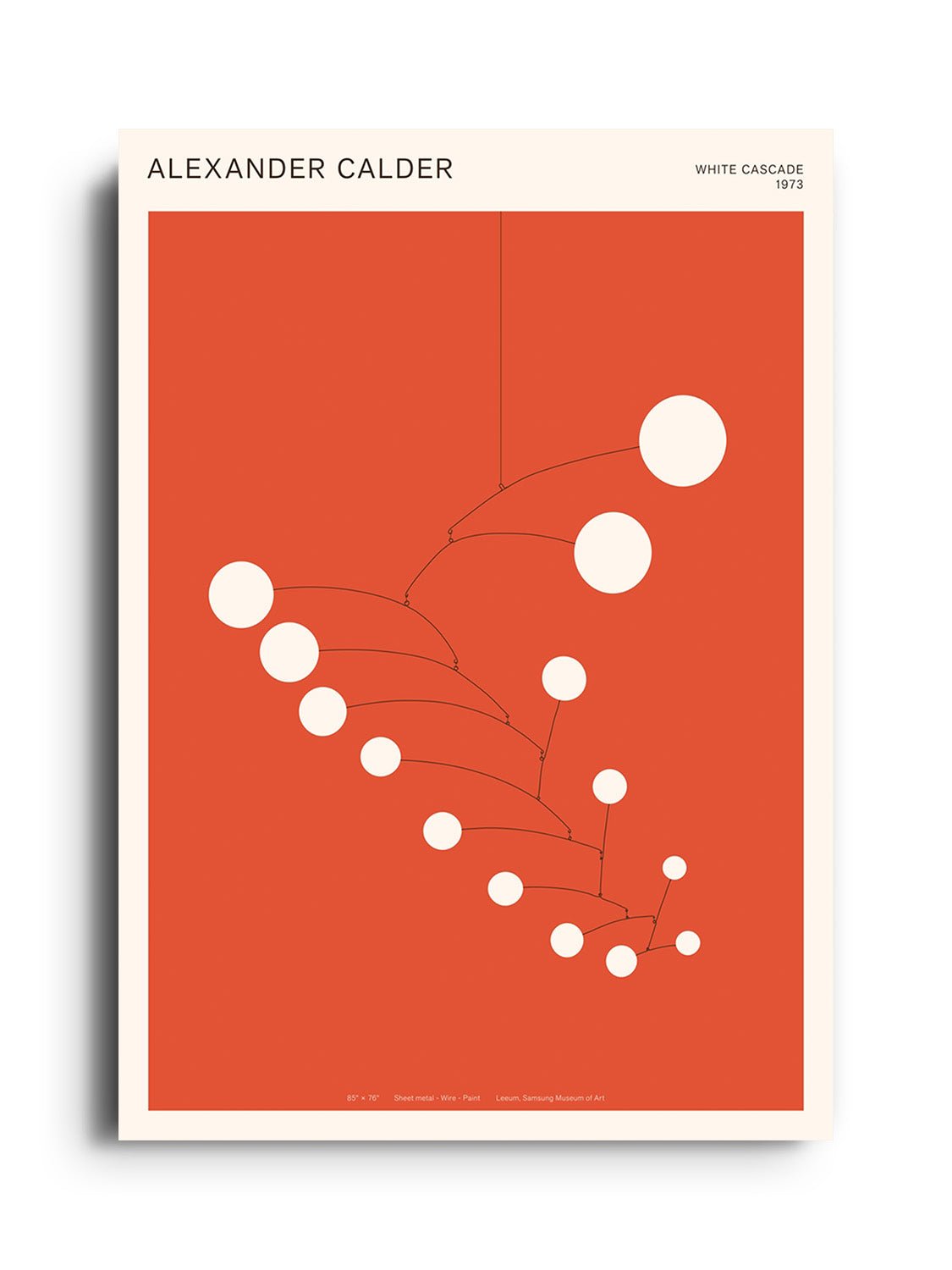 Calder - White Cascade, 1973 - Florent Bodart - East Side Studio - Art Prints