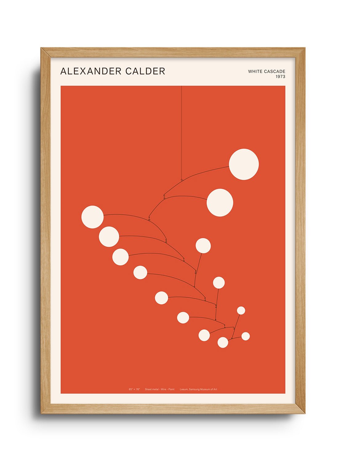 Calder - White Cascade, 1973 - Florent Bodart - East Side Studio - Art Prints