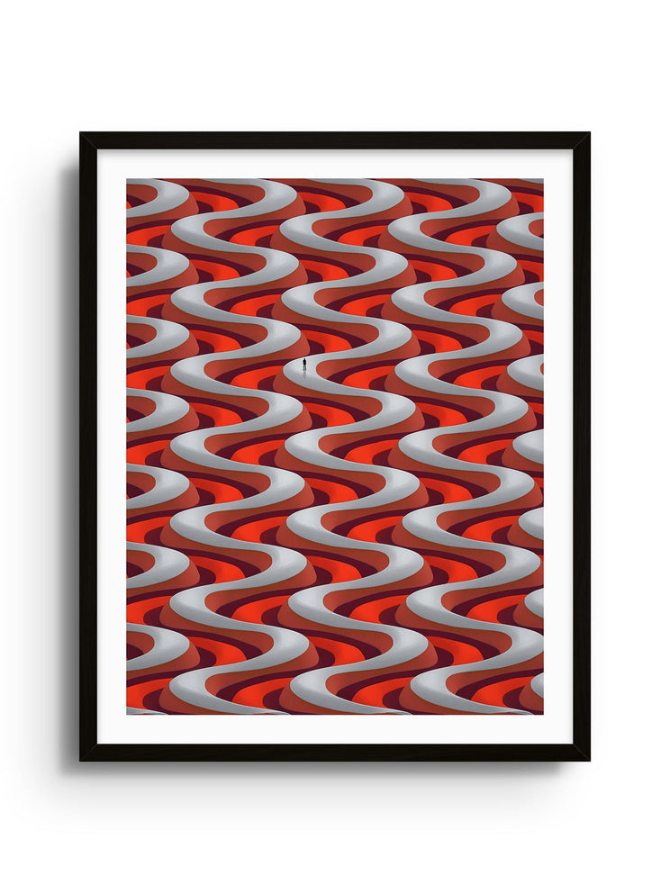 Camino Sinuoso - Michael Strevens - East Side Studio - Art Prints