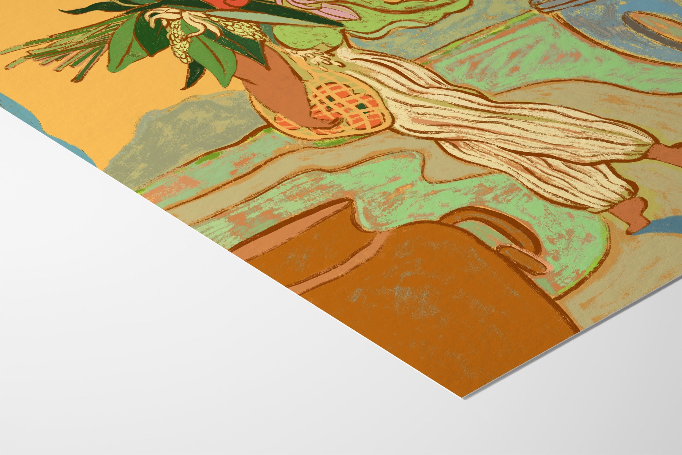 Hands Are Full - Arty Guava - Fine Art Paper 200gsm |type=lifestyle|