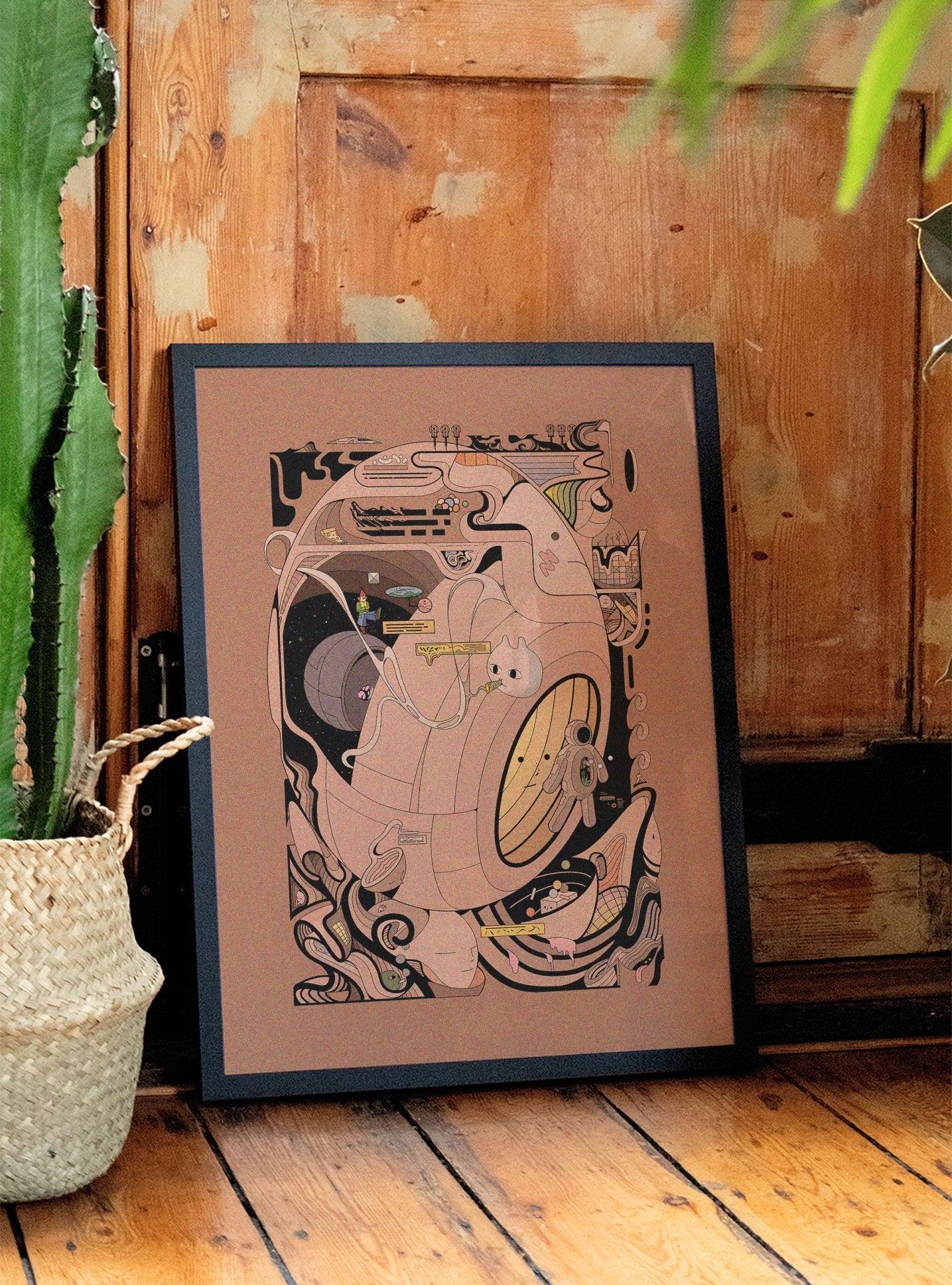 CoffeeSpaceTime - Ori Toor - East Side Studio - Art Prints