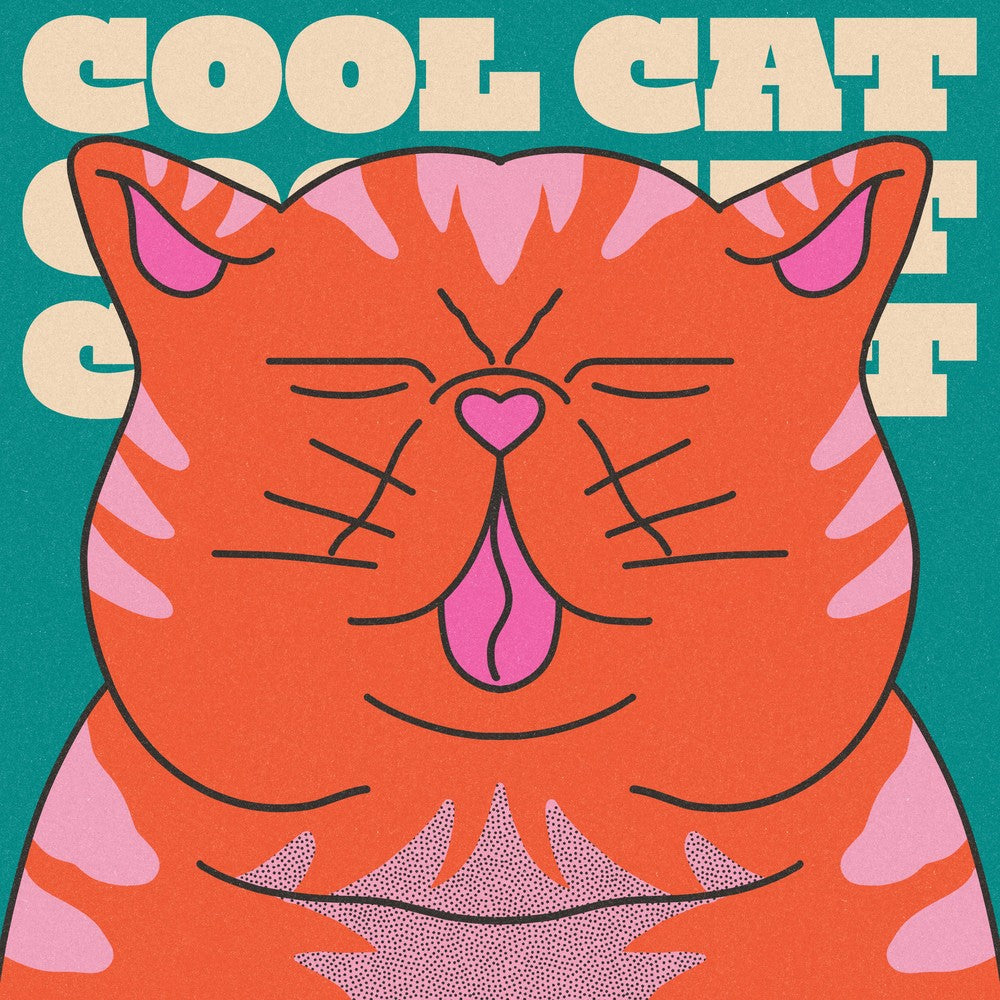 Cool Cat - Orange - Azaazelus