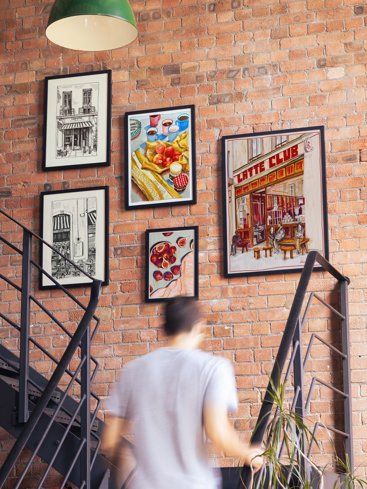 Breakfast Nectarines - Emma Louise - A_GWBlack_300626 |type=gallerywall|