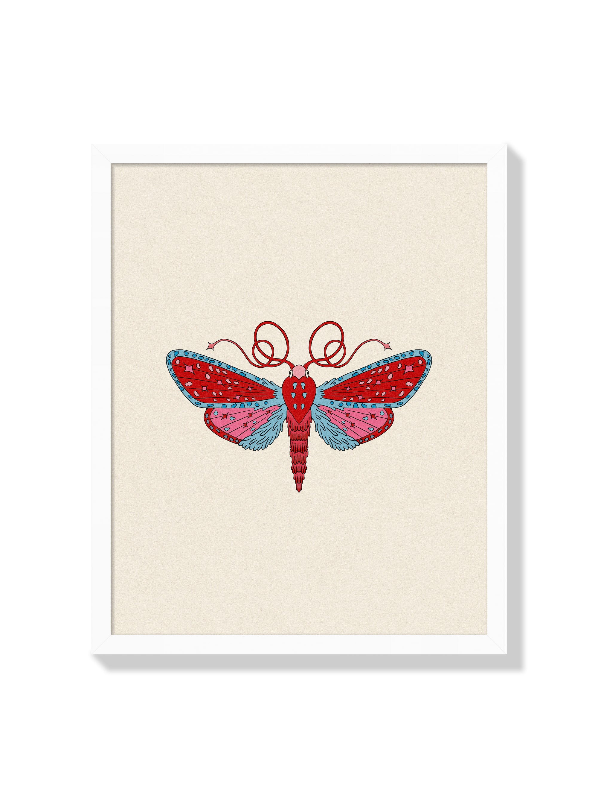 ZEUZERA PYRINA - Maria Barrera - White Frame |frame=White Frame|