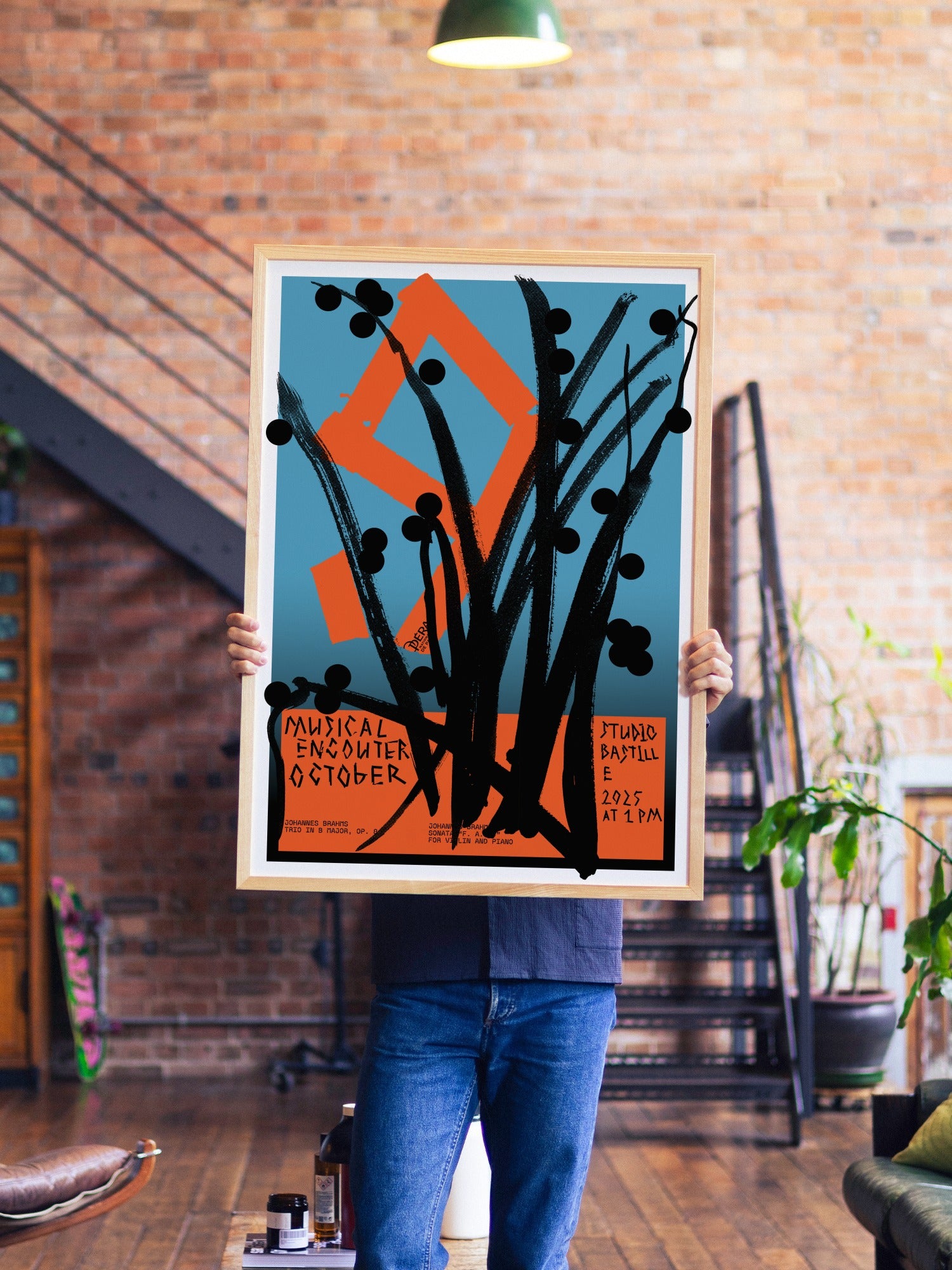 Musical Encounter.9 - Anastasia Temirkhan - A1 - Natural Wood Frame |type=lifestyle|