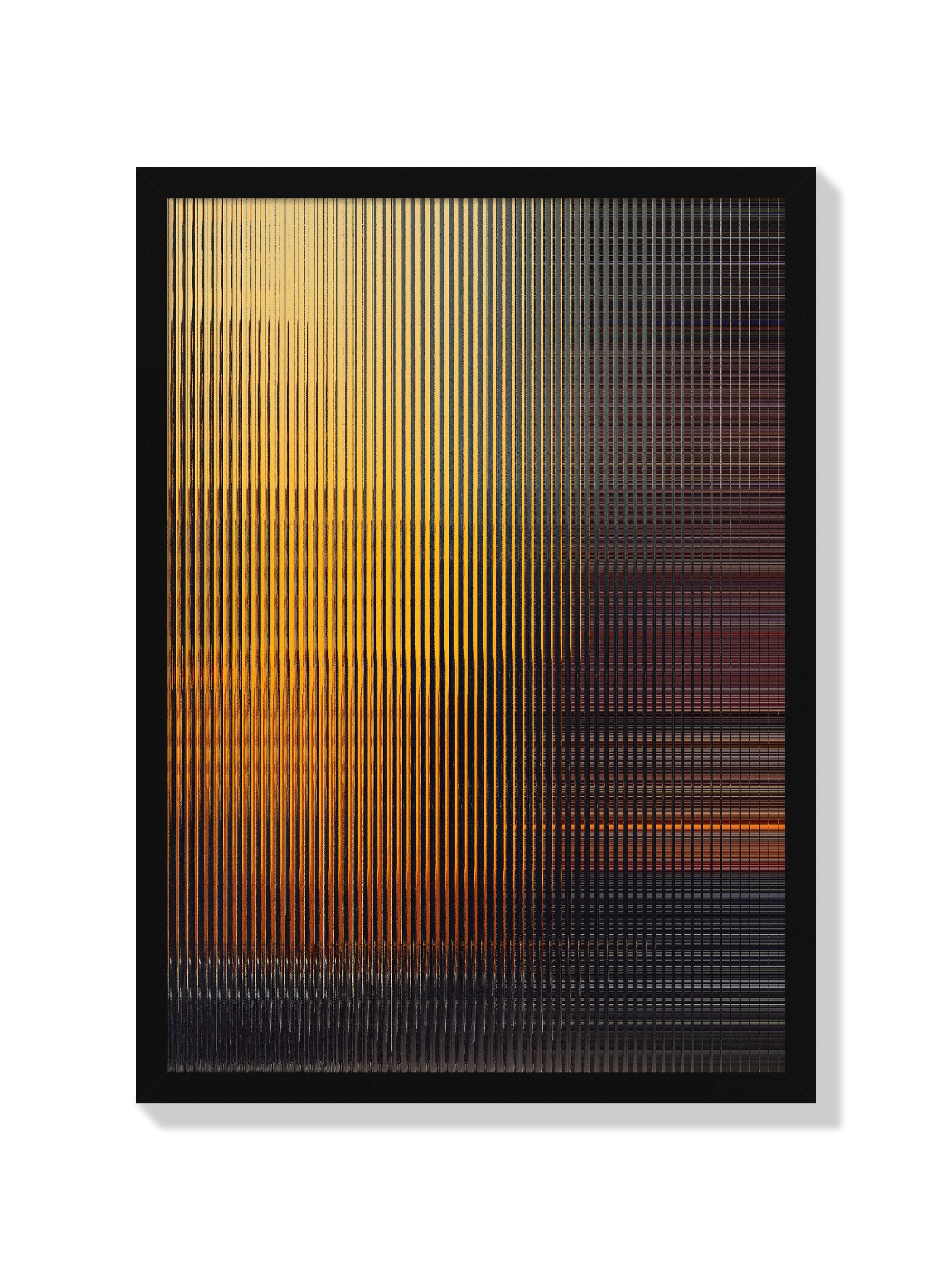 City Through A Window 01 | Glitch 26.425.1 - Aaron Borchardt - Black Frame |frame=Black Frame|