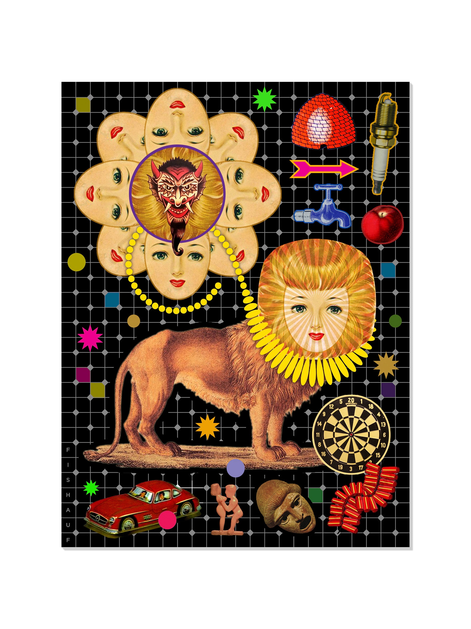 LIONESS - Louis Fishauf - Unframed |frame=Unframed|