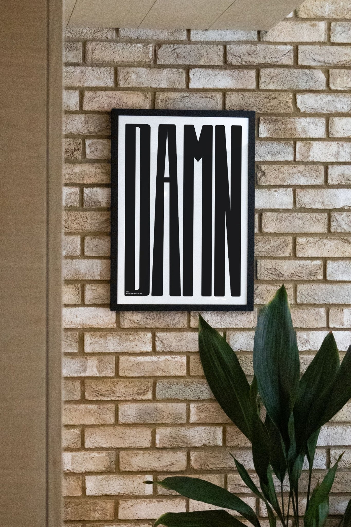 DAMN - Black - East Side Studio - Art Prints