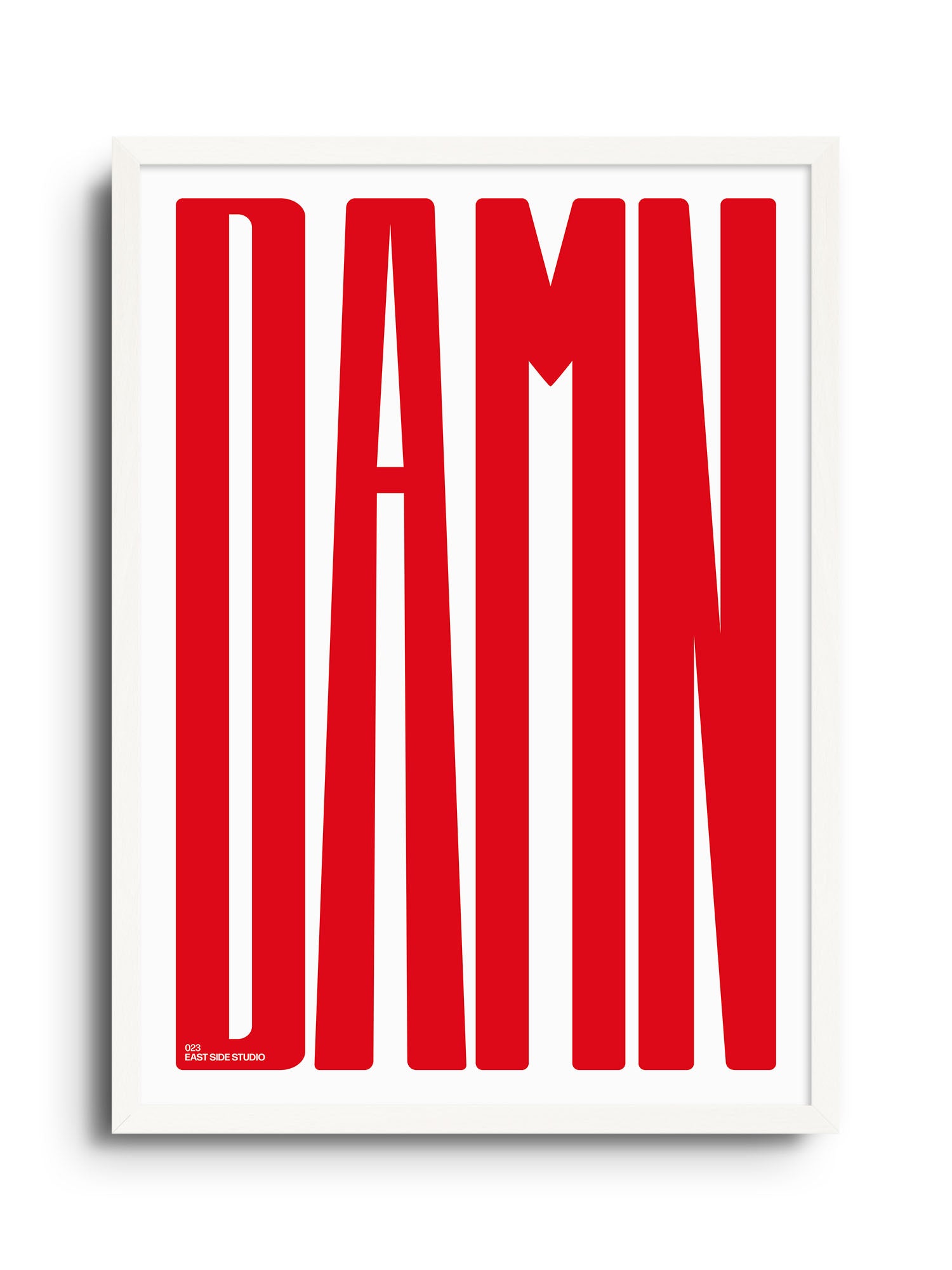 DAMN - Crimson - East Side Studio - Art Prints