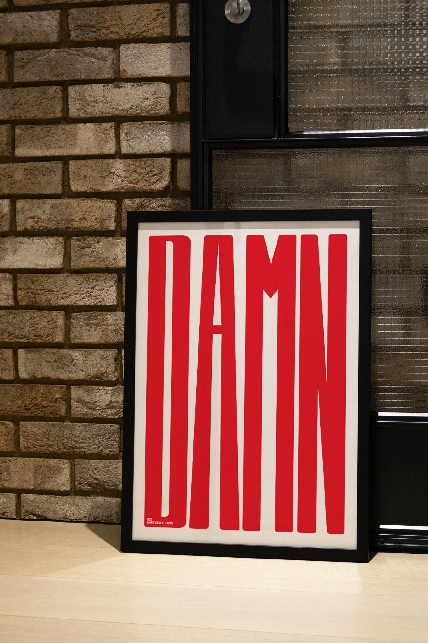 DAMN - Crimson - East Side Studio - Art Prints