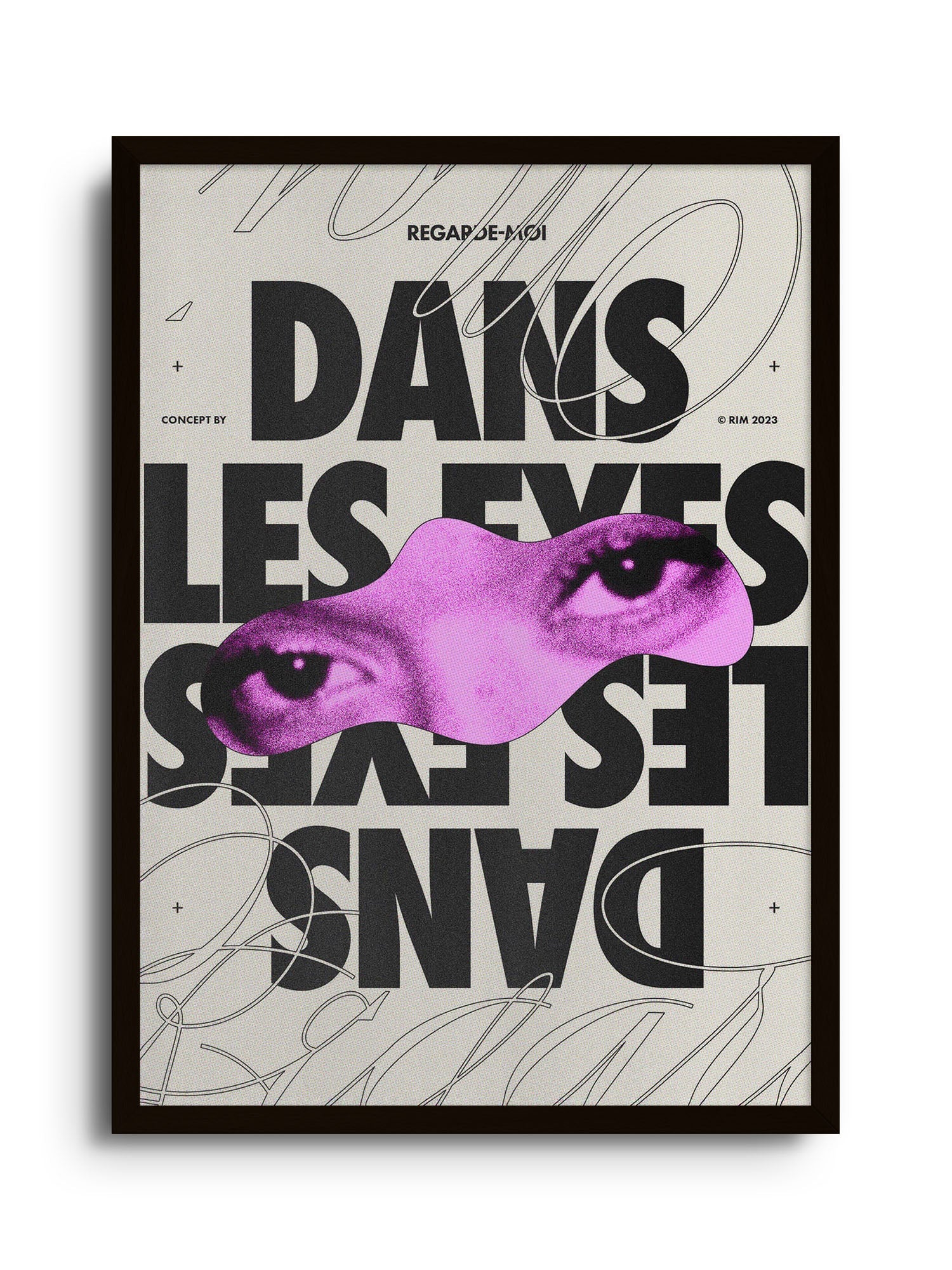 Dans les Yeux - Rīm Atelier - East Side Studio - Art Prints