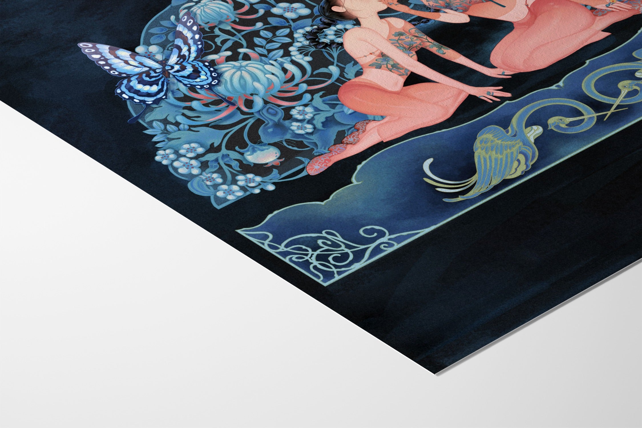 Garden of Blue - Toma Nguyễn - Hahnemuhle German Etching 310gsm |type=paper|