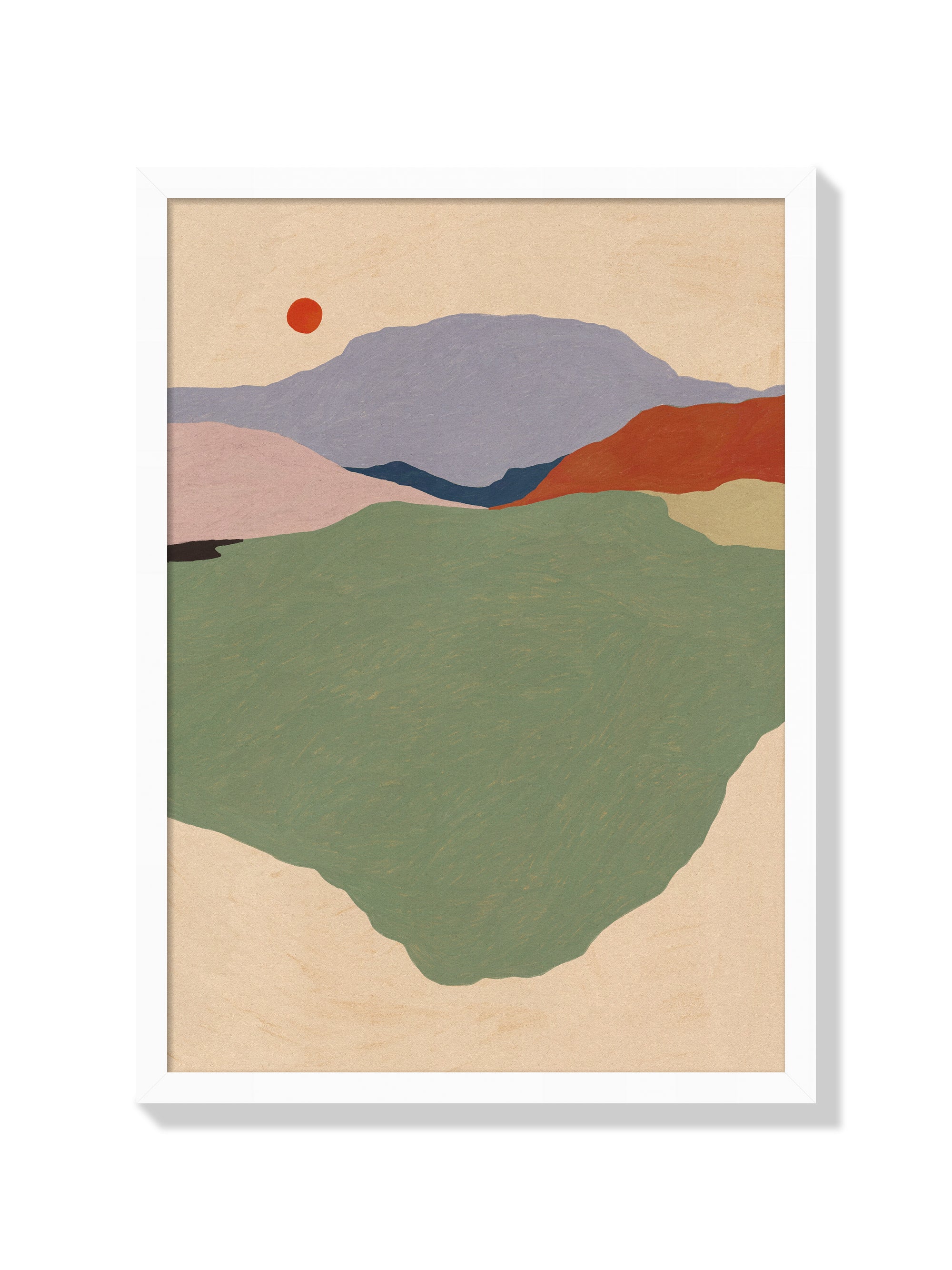 The Lagoon - Sophie Deller - White Frame |frame=White Frame|