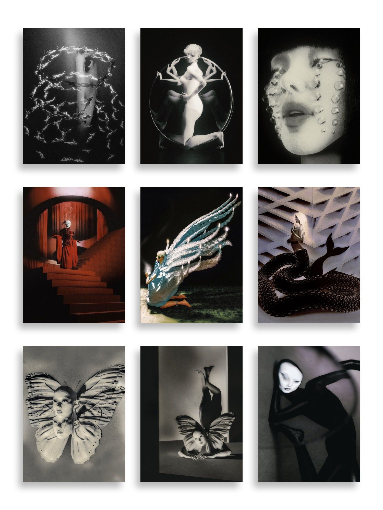 Denisa Rahma Art Print Bundle — artwork selection grid by Denisa Rahma