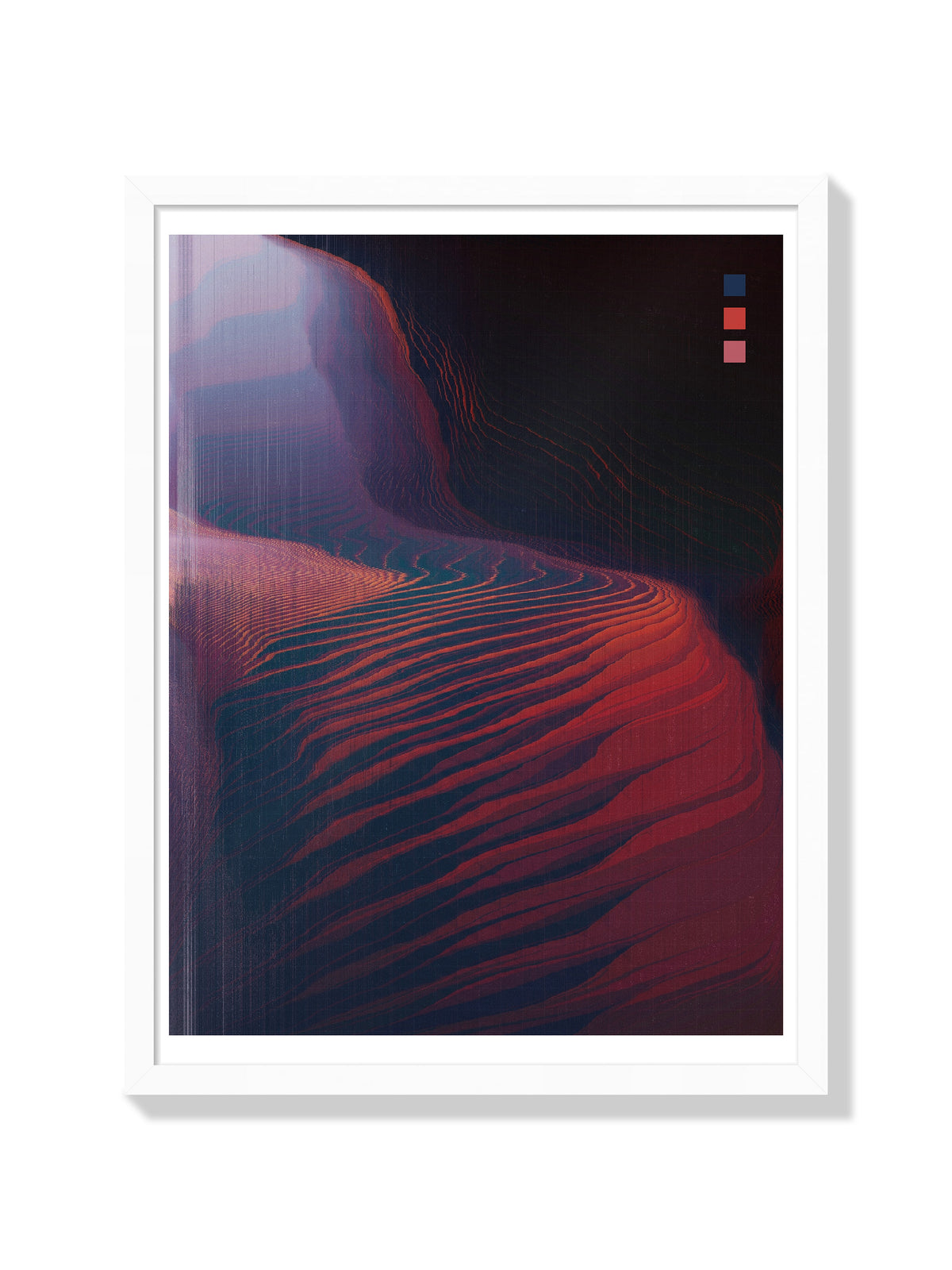 Flow State | Glitch 26.1003 - Aaron Borchardt - White Frame |frame=White Frame|