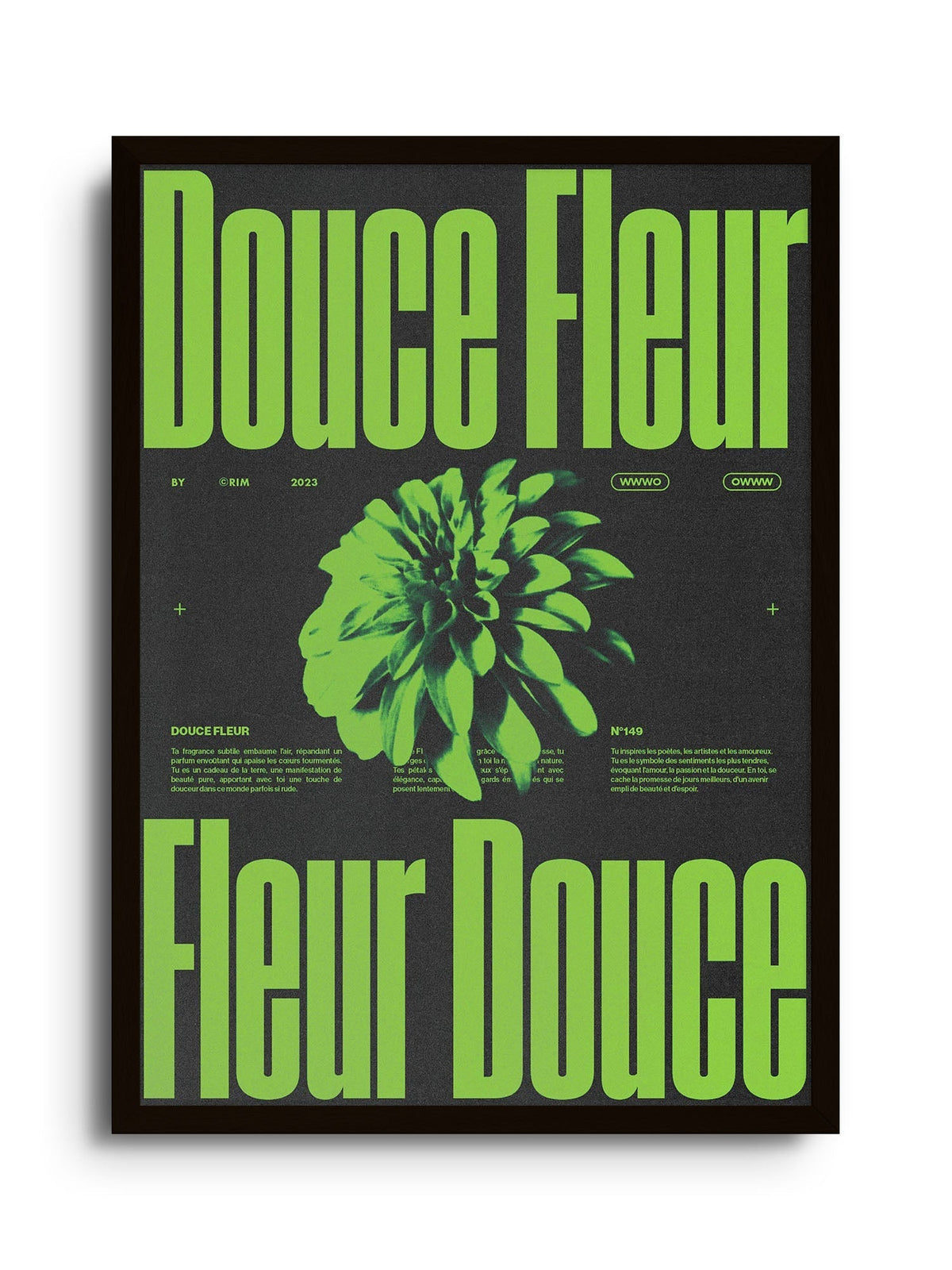 Bold Modern Art Print - Douce Fleur by Rīm Atelier | East Side Studio ...