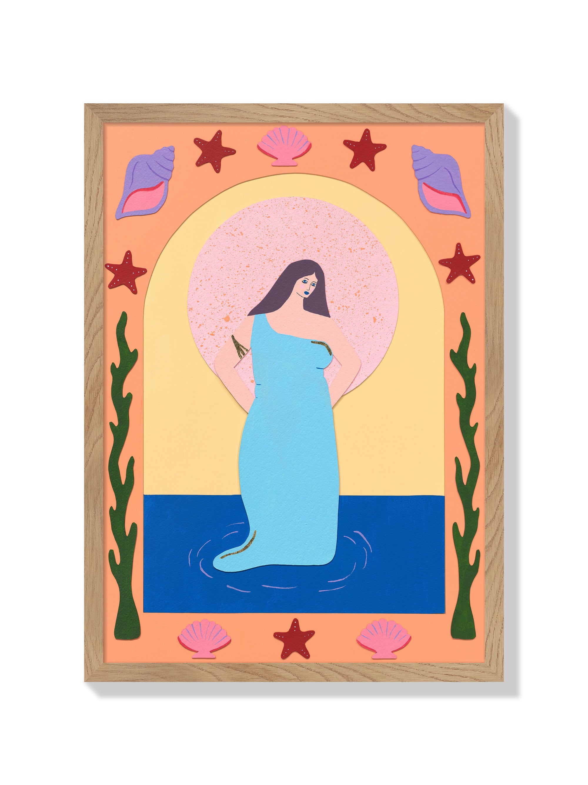 Ocean Goddess - Studio Flos - Natural Frame |frame=Natural Frame|