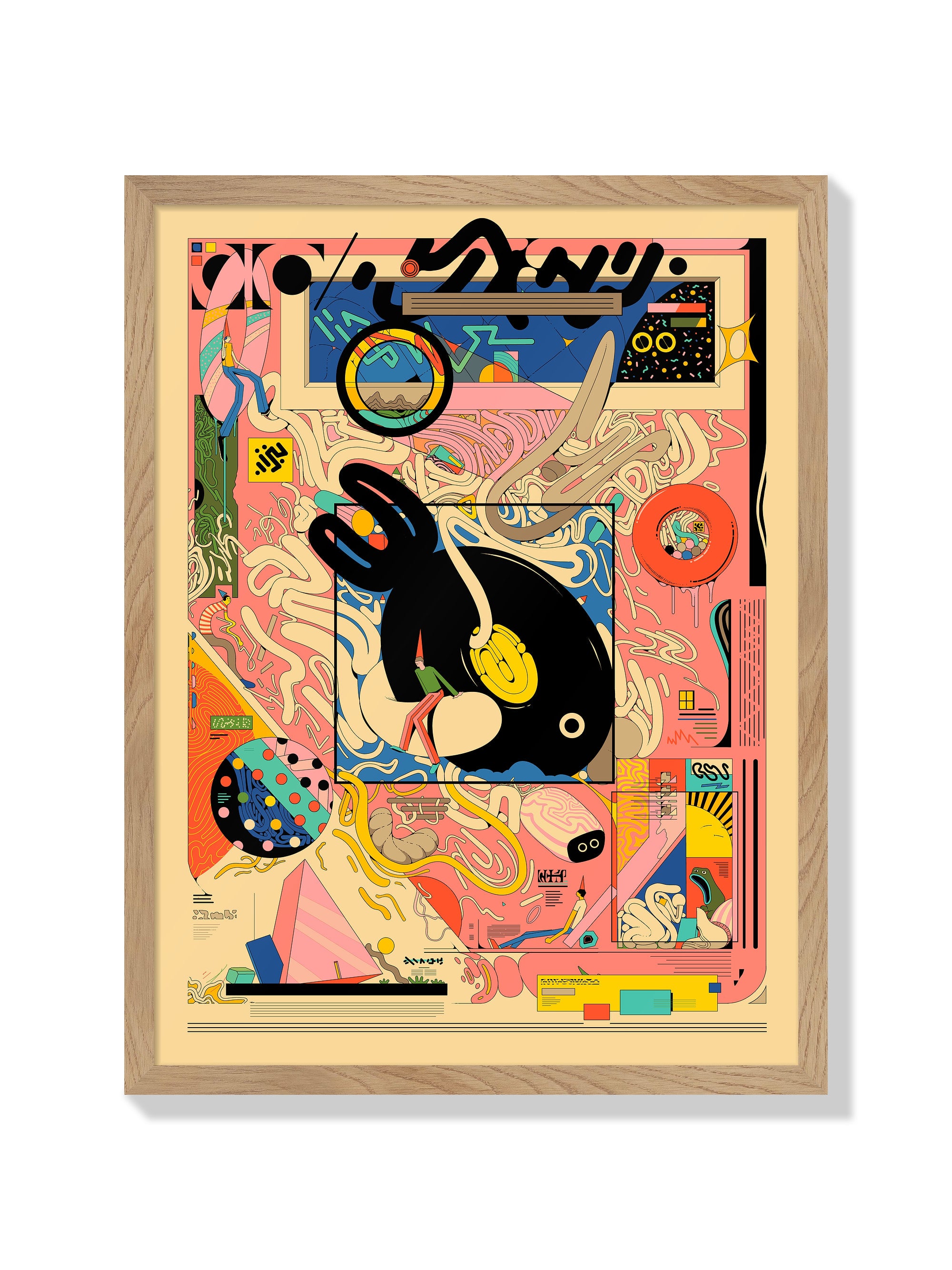 Black Fish - Ori Toor - Natural Frame |frame=Natural Frame|