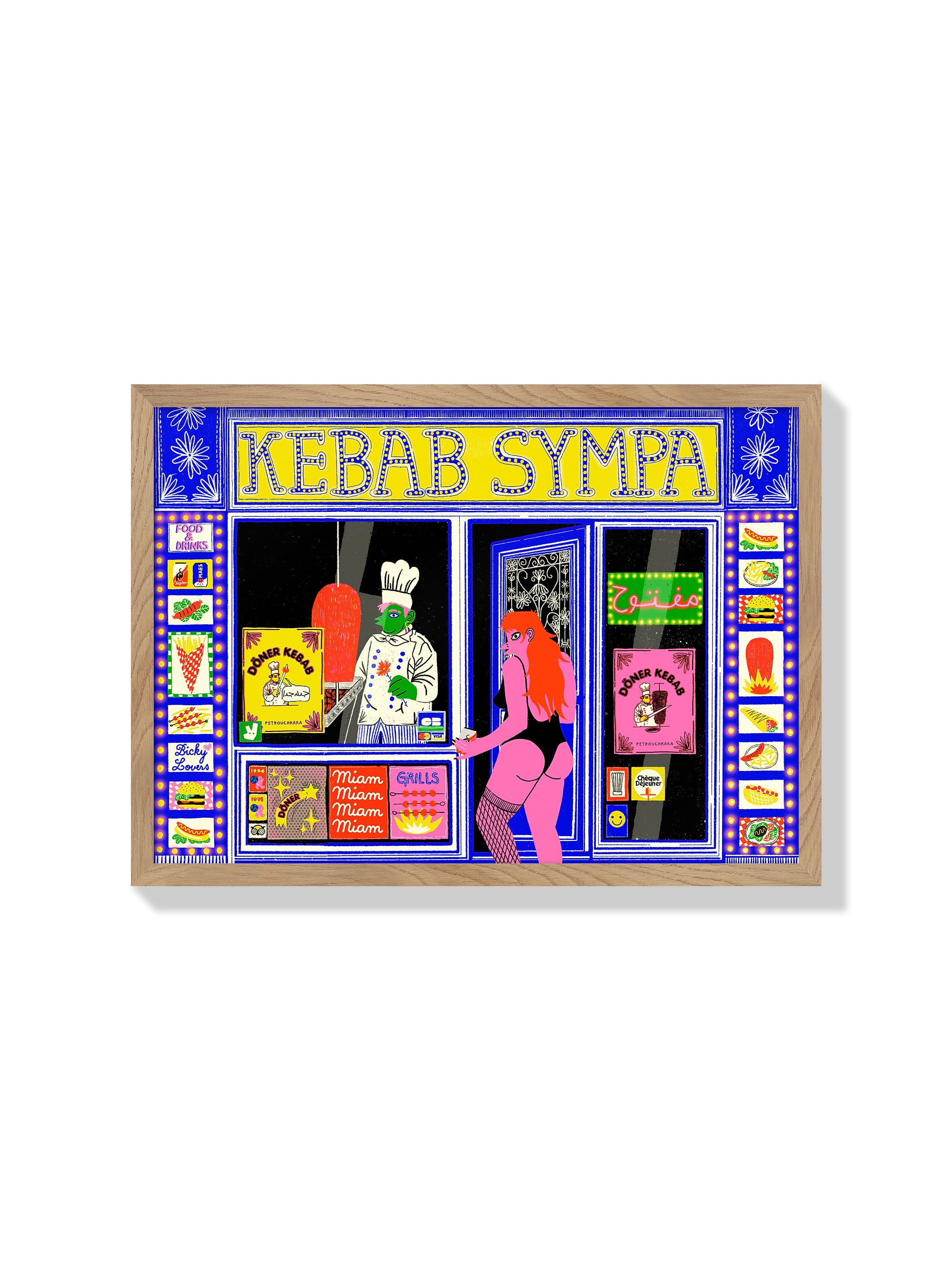 Kebab Sympa - Petrouchkaka - Natural Frame |frame=Natural Frame|