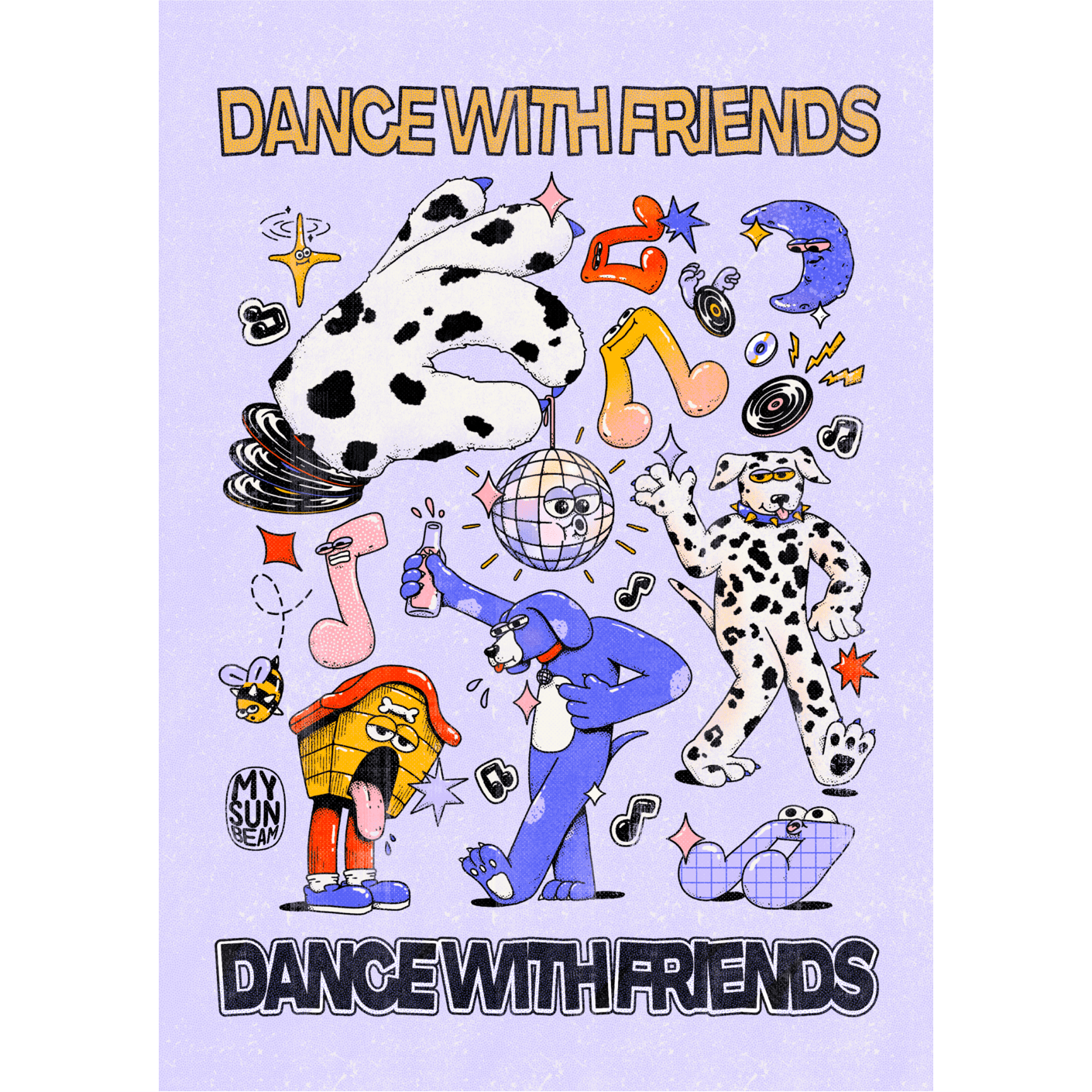 Dance With Friends - Purple - My Sunbeam