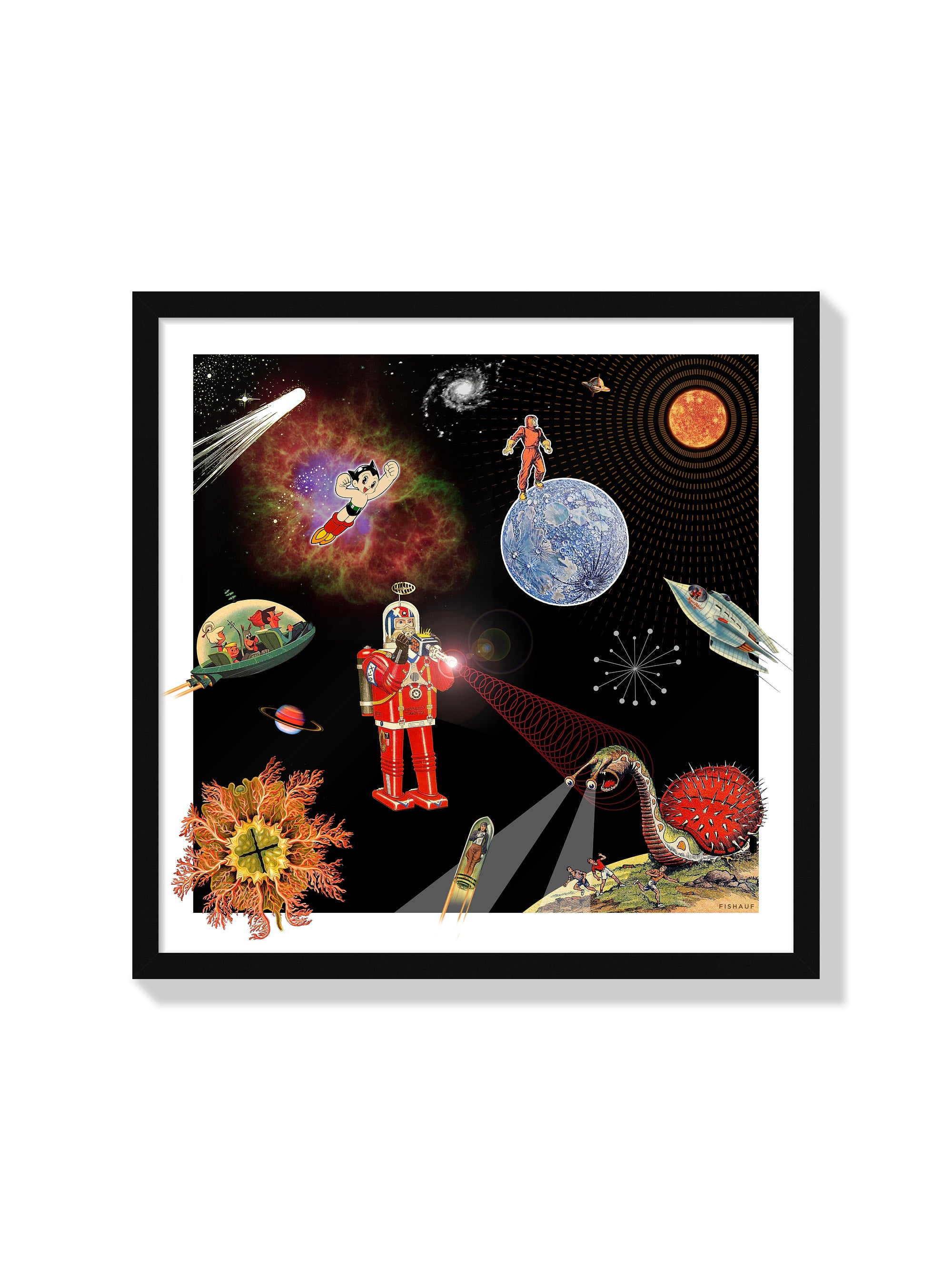 ADVENTURES IN SPACE - Louis Fishauf - Black Frame |frame=Black Frame|