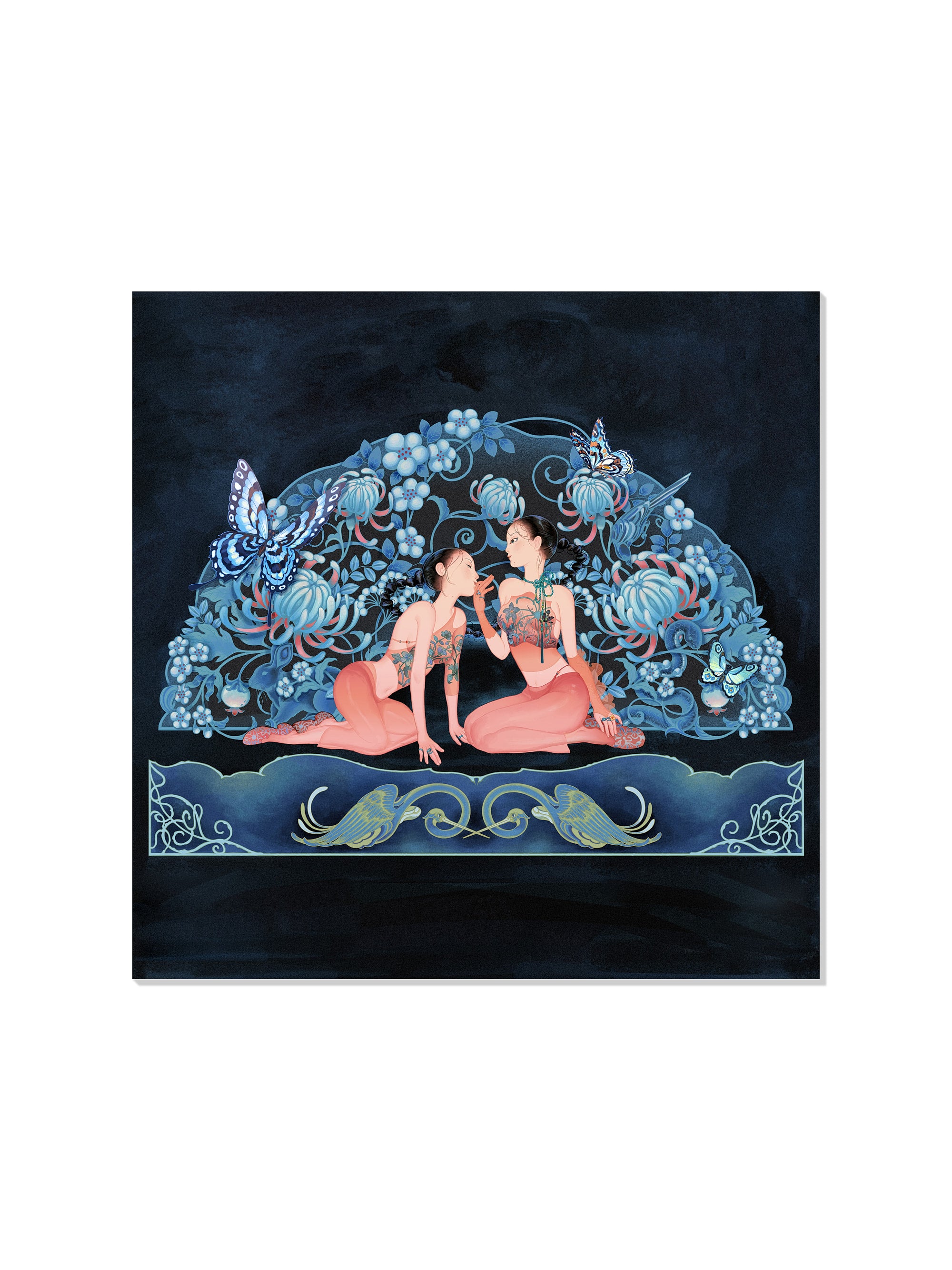 Garden of Blue - Toma Nguyễn - Unframed |frame=Unframed|
