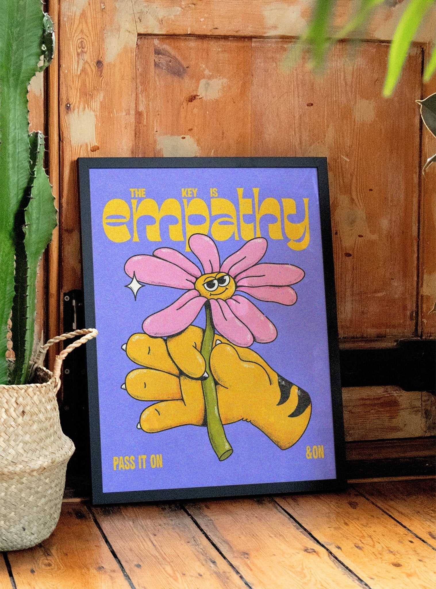 Empathy - Purple - My Sunbeam - East Side Studio - Art Prints