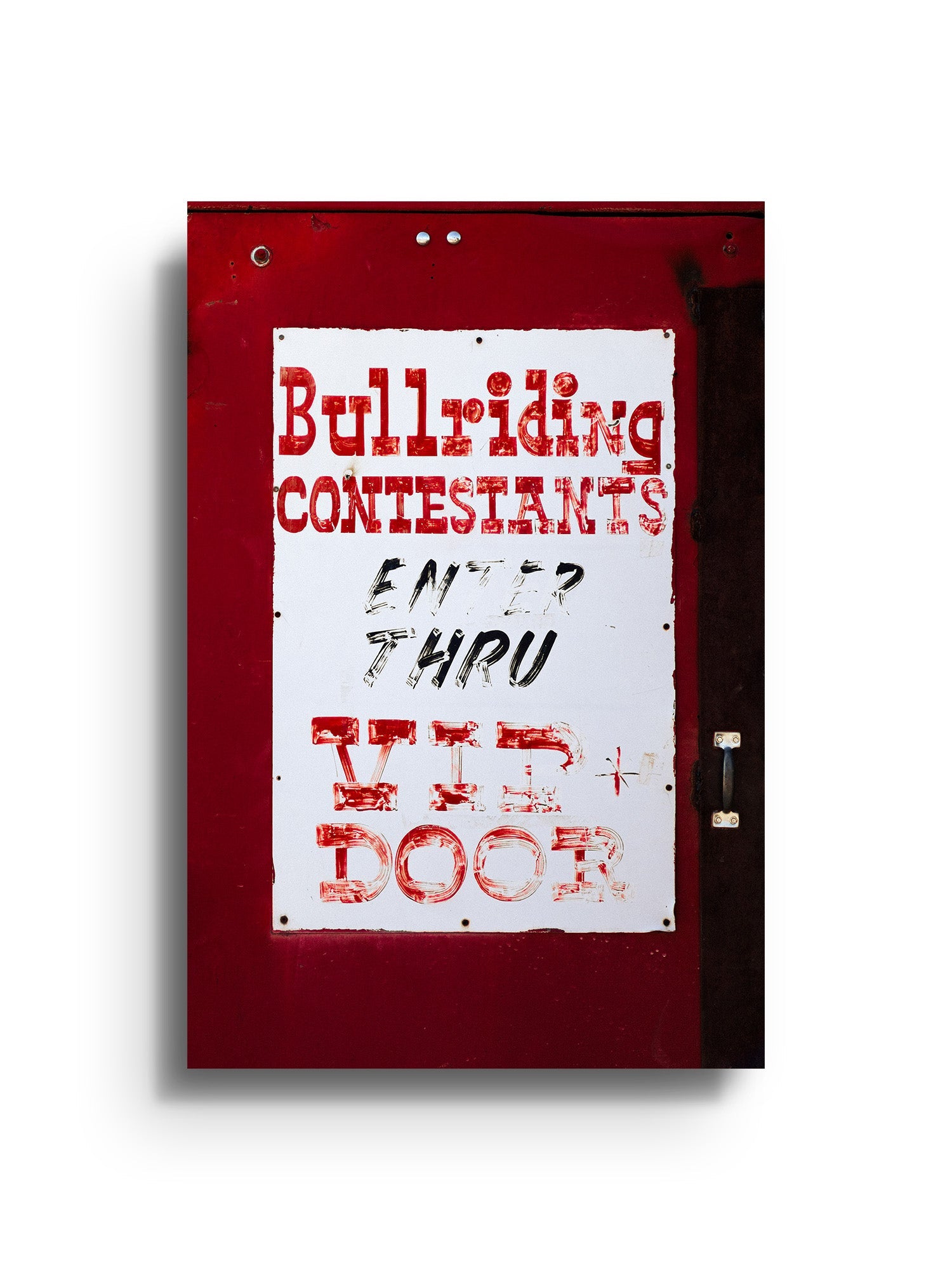 Enter Thru VIP Door - Philip Jobling - East Side Studio - Art Prints