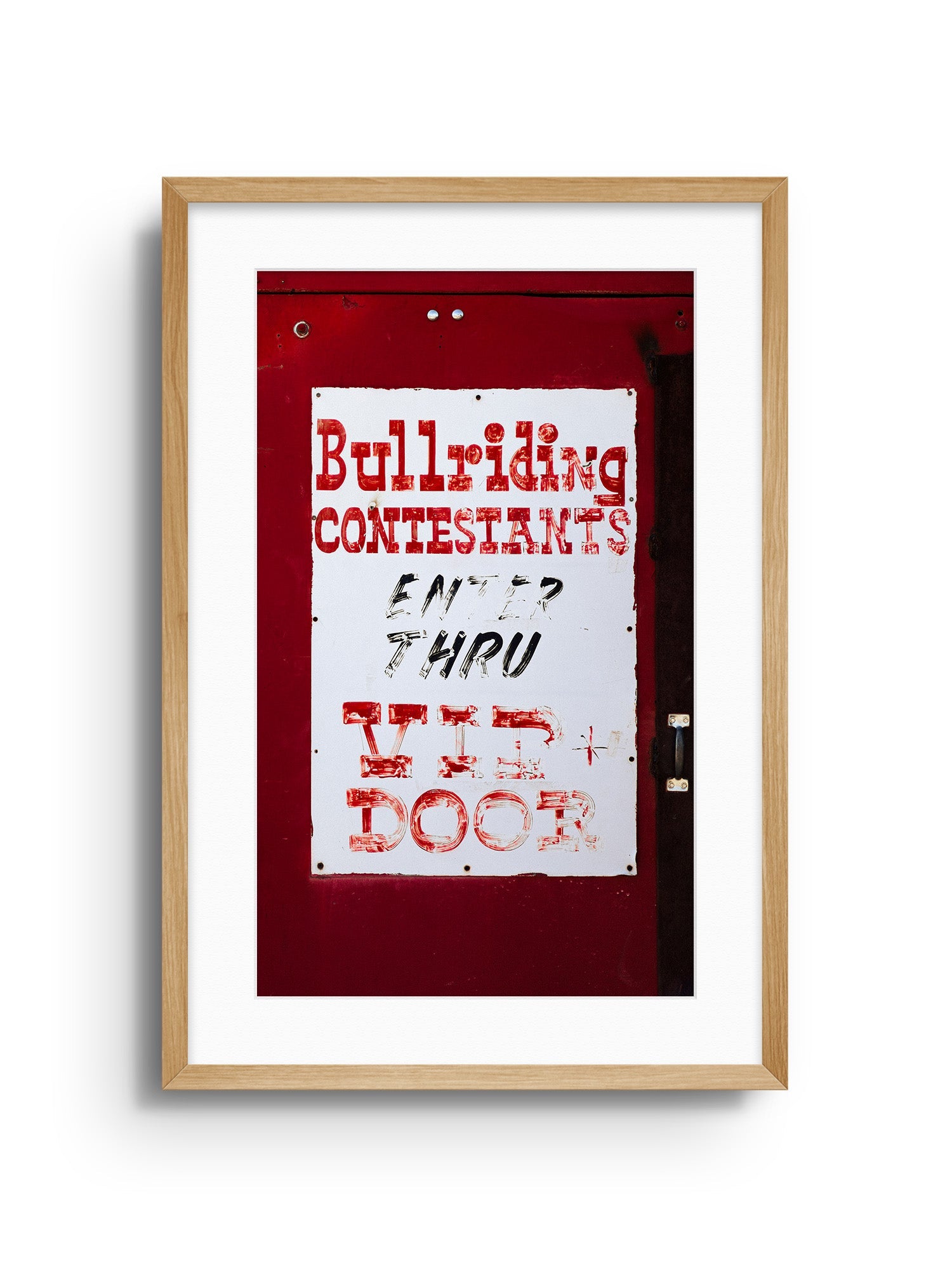 Enter Thru VIP Door - Philip Jobling - East Side Studio - Art Prints